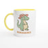 Mamasaurus Mug - Cute Dinosaur Coffee Cup - Perfect Gift for Moms Ceramic Yellow
