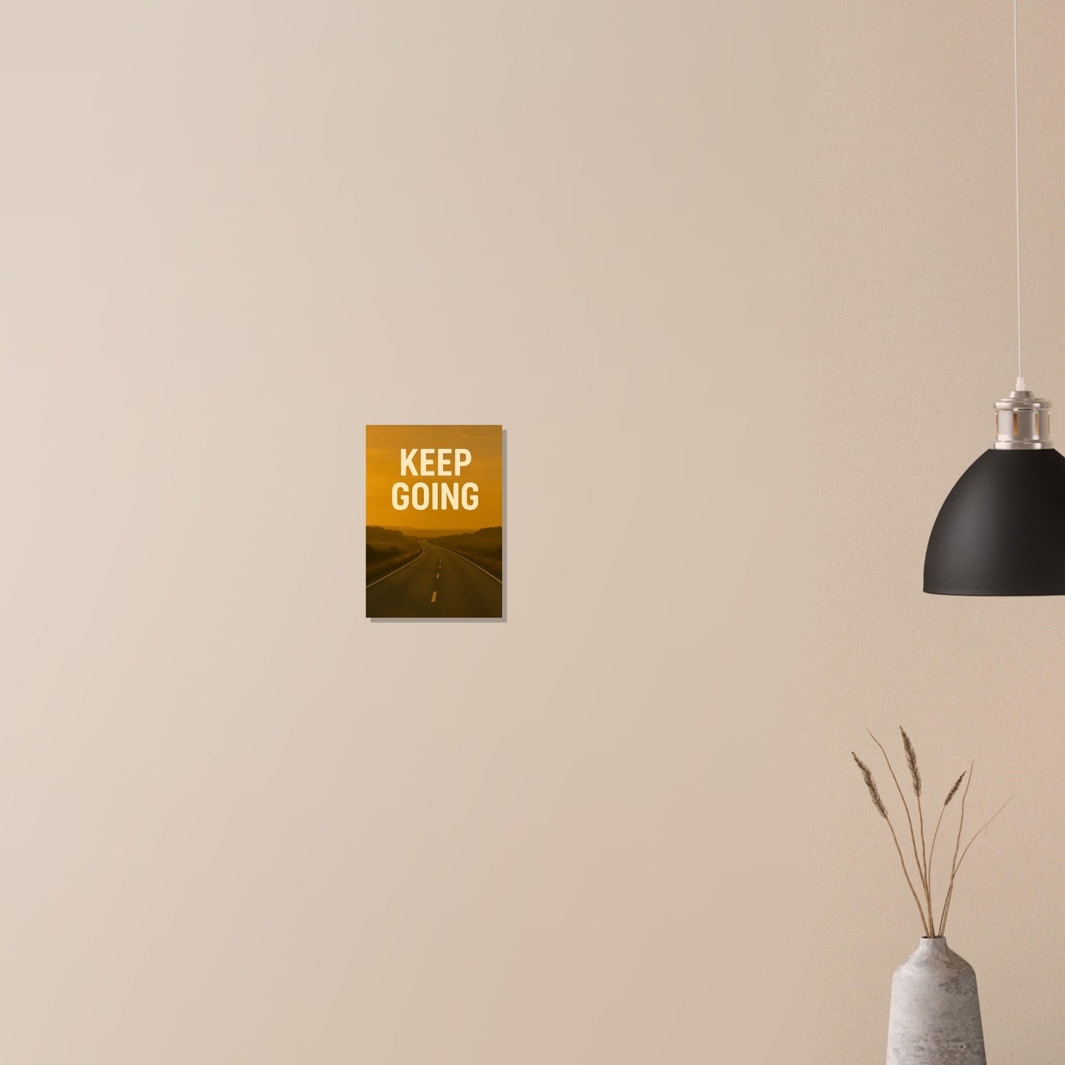 Keep Going Motivational Poster - Inspiring Wall Art - Positive Quotes Decor - Art Print 21x29.7 cm 8x12"
