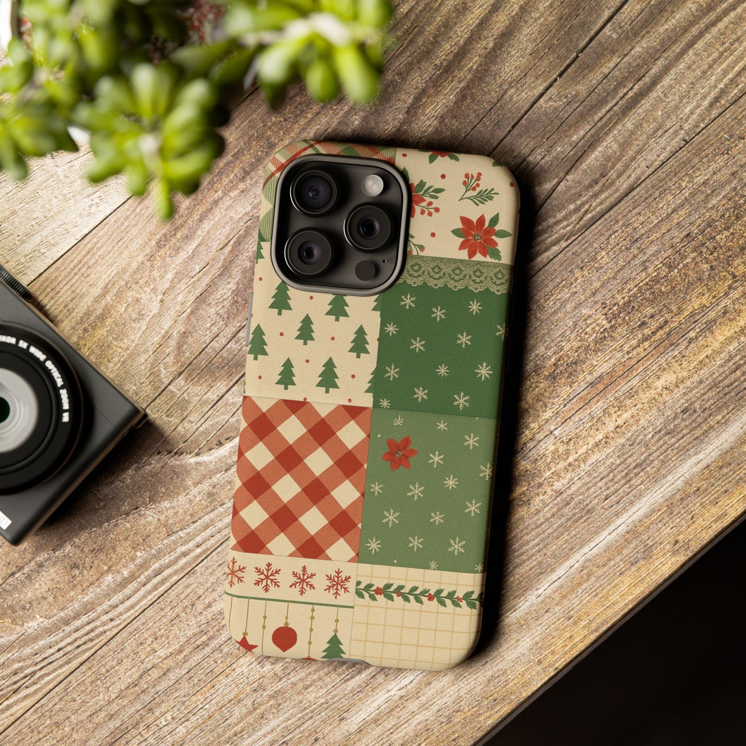 Festive Phone Cases, Luxury Black and Gold Design for Christmas Gift, Holiday Decor, Tough Case, Winter Celebration, Elegant iPhone Cover