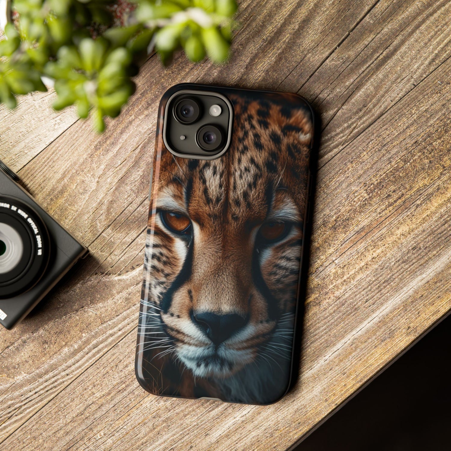 Spirit of the Wild - Cheetah Gaze Phone Case