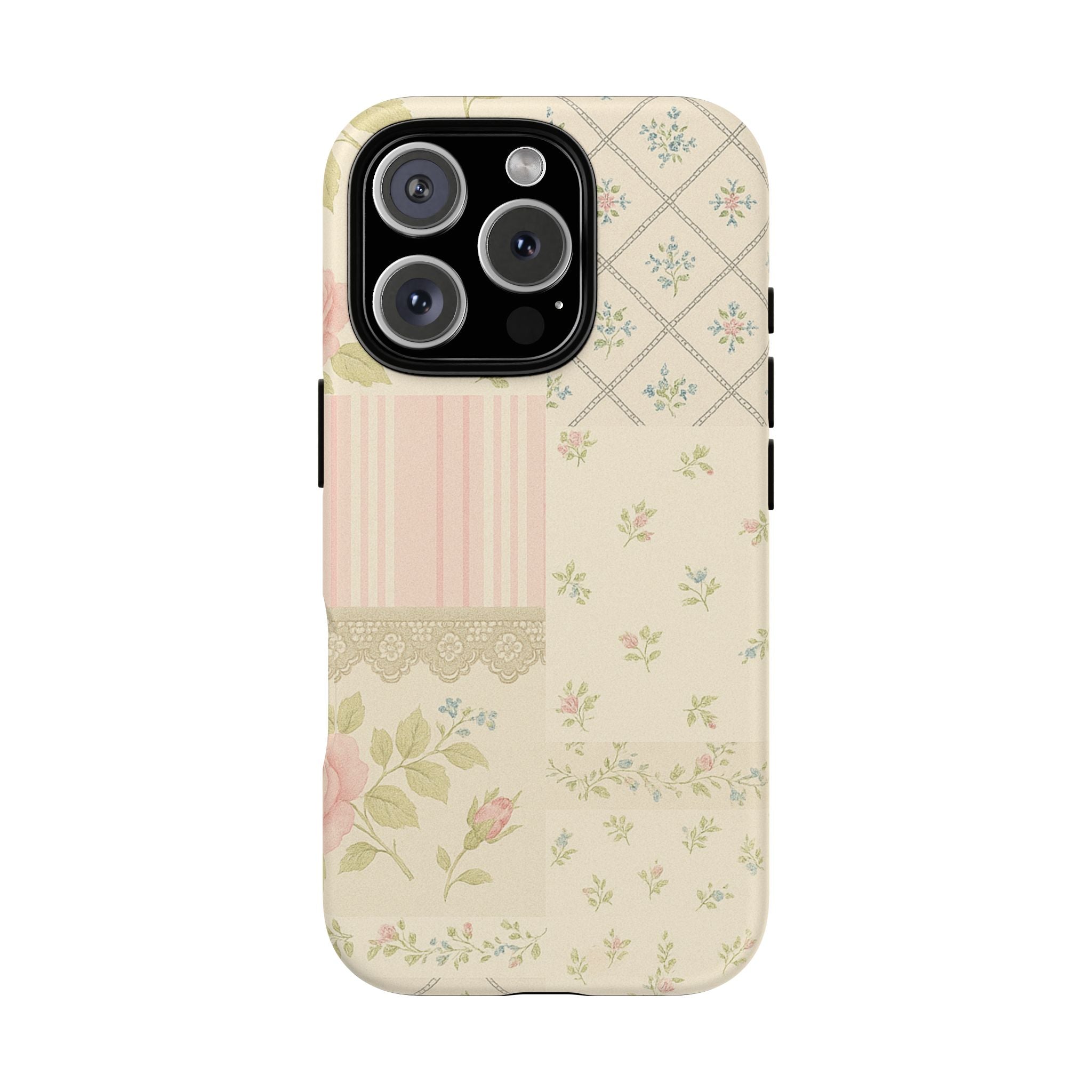 Floral Phone Case, Floral Tough Case, Protective Phone Case, Flower Case, Tough Phone Cover, Floral Tech Accessory iPhone 16 Pro Matte