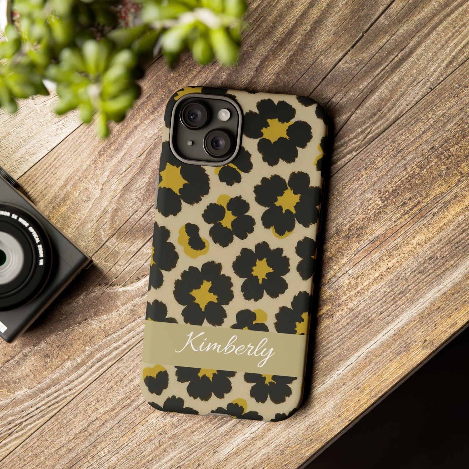 Neon Safari Bloom Phone Case - Tough Protective Cover for iPhone, Samsung & Google Pixel