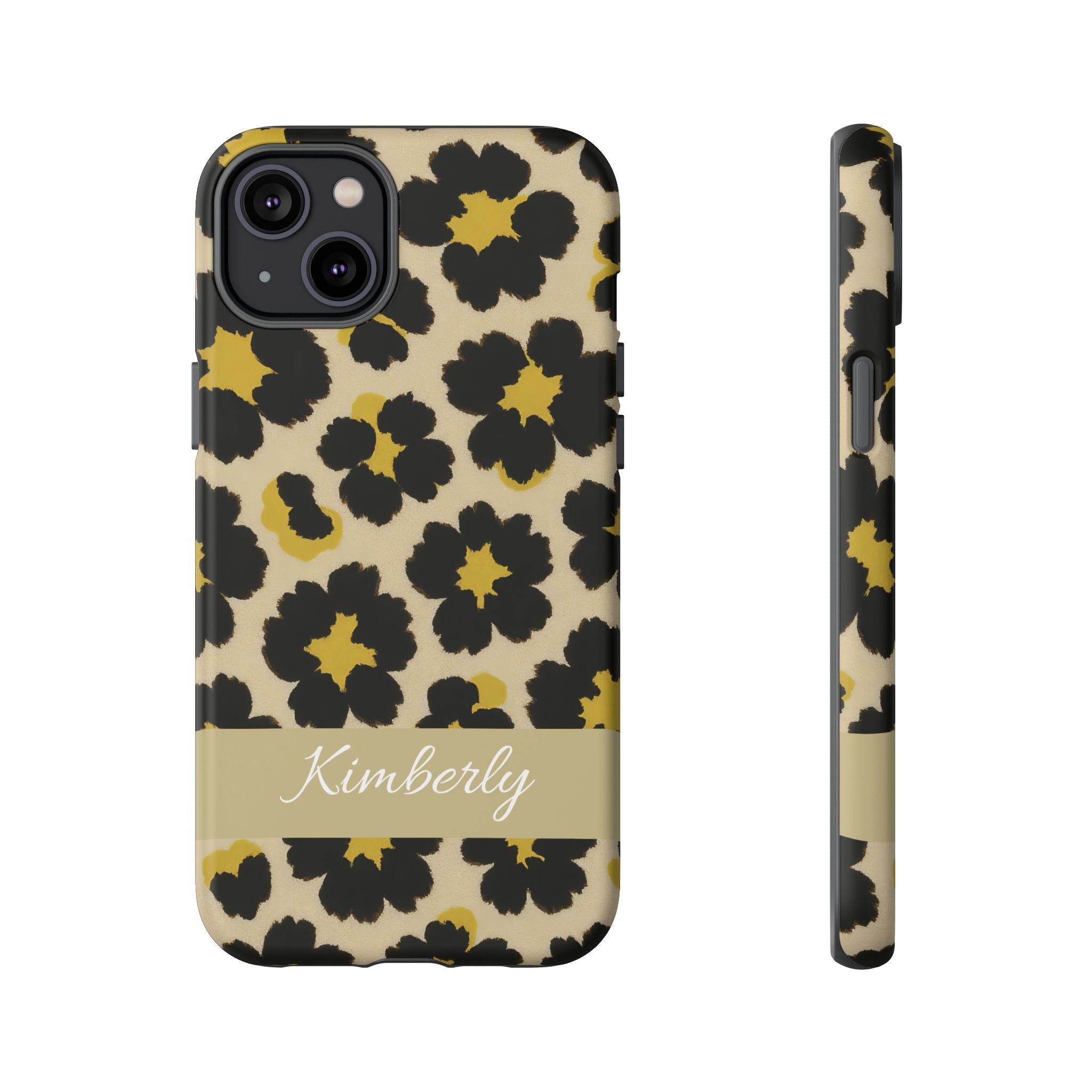 Neon Safari Bloom Phone Case - Tough Protective Cover for iPhone, Samsung & Google Pixel iPhone 14 Plus Matte