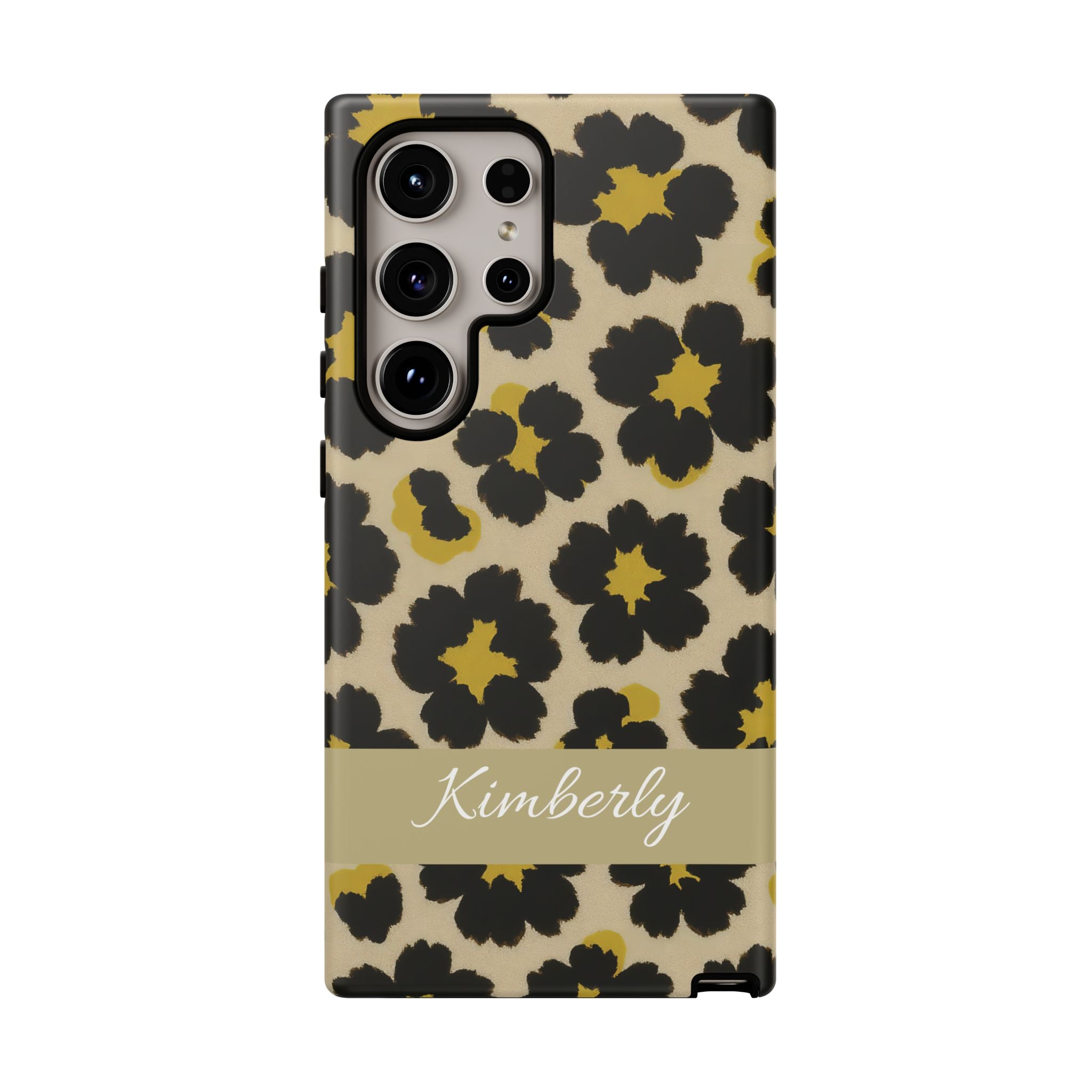 Neon Safari Bloom Phone Case - Tough Protective Cover for iPhone, Samsung & Google Pixel Samsung Galaxy S24 Ultra Matte