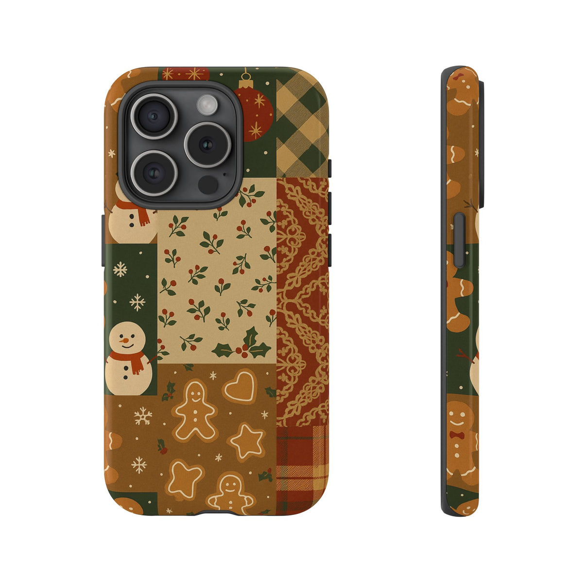 Cute Christmas Phone Case for this Festive Season - Tough Design iPhone 15 Pro Glossy