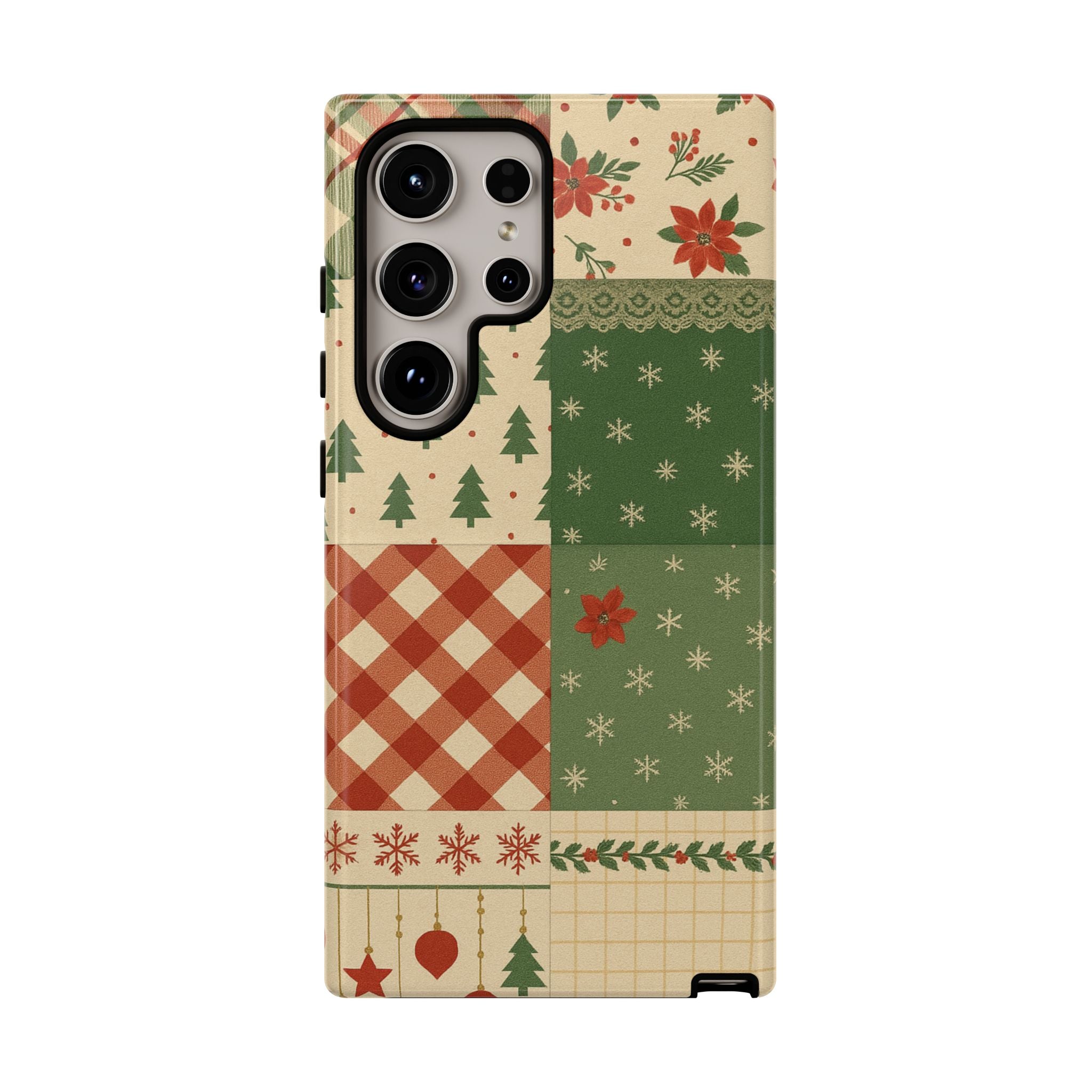 Festive Phone Cases, Luxury Black and Gold Design for Christmas Gift, Holiday Decor, Tough Case, Winter Celebration, Elegant iPhone Cover Samsung Galaxy S24 Ultra Glossy