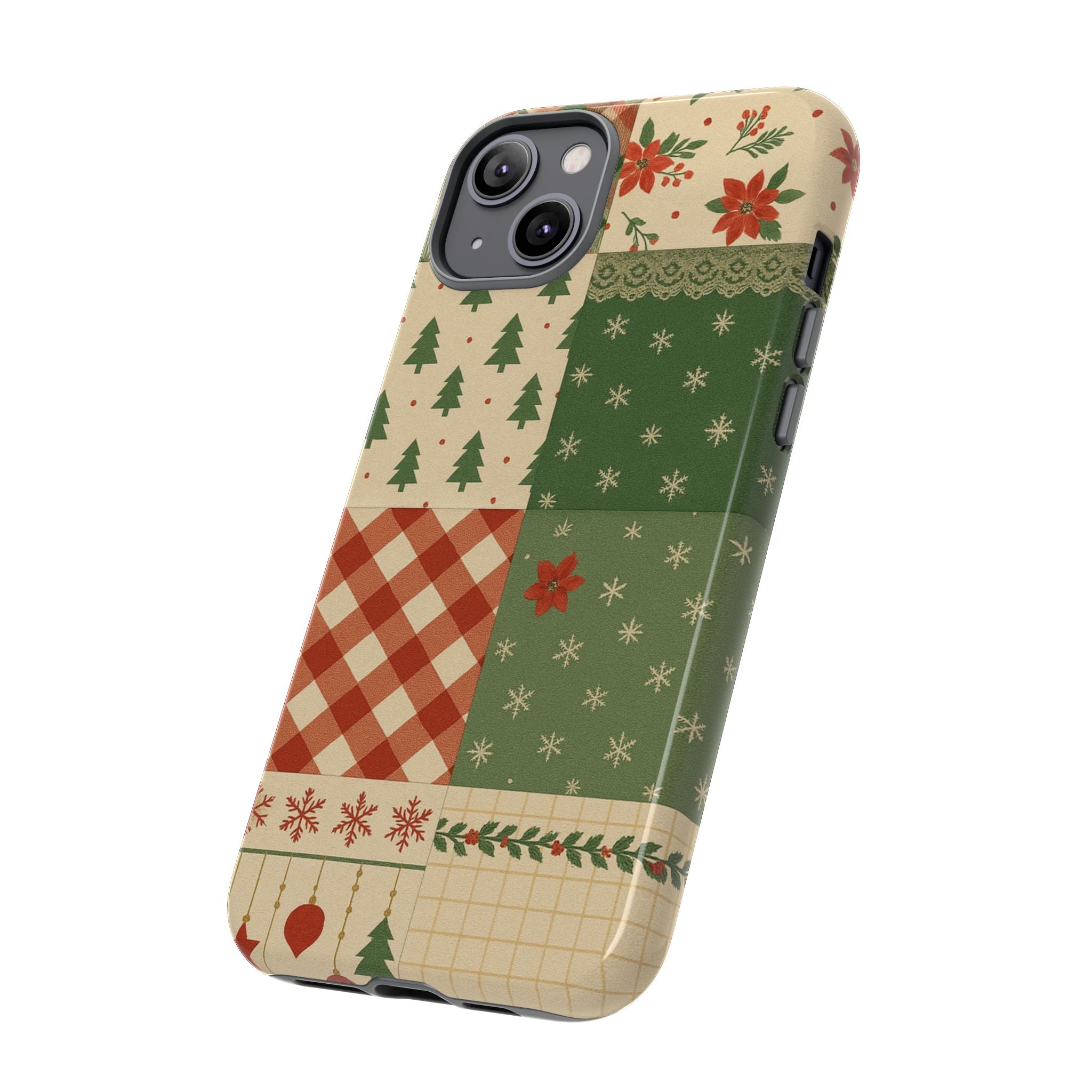 Festive Phone Cases, Luxury Black and Gold Design for Christmas Gift, Holiday Decor, Tough Case, Winter Celebration, Elegant iPhone Cover