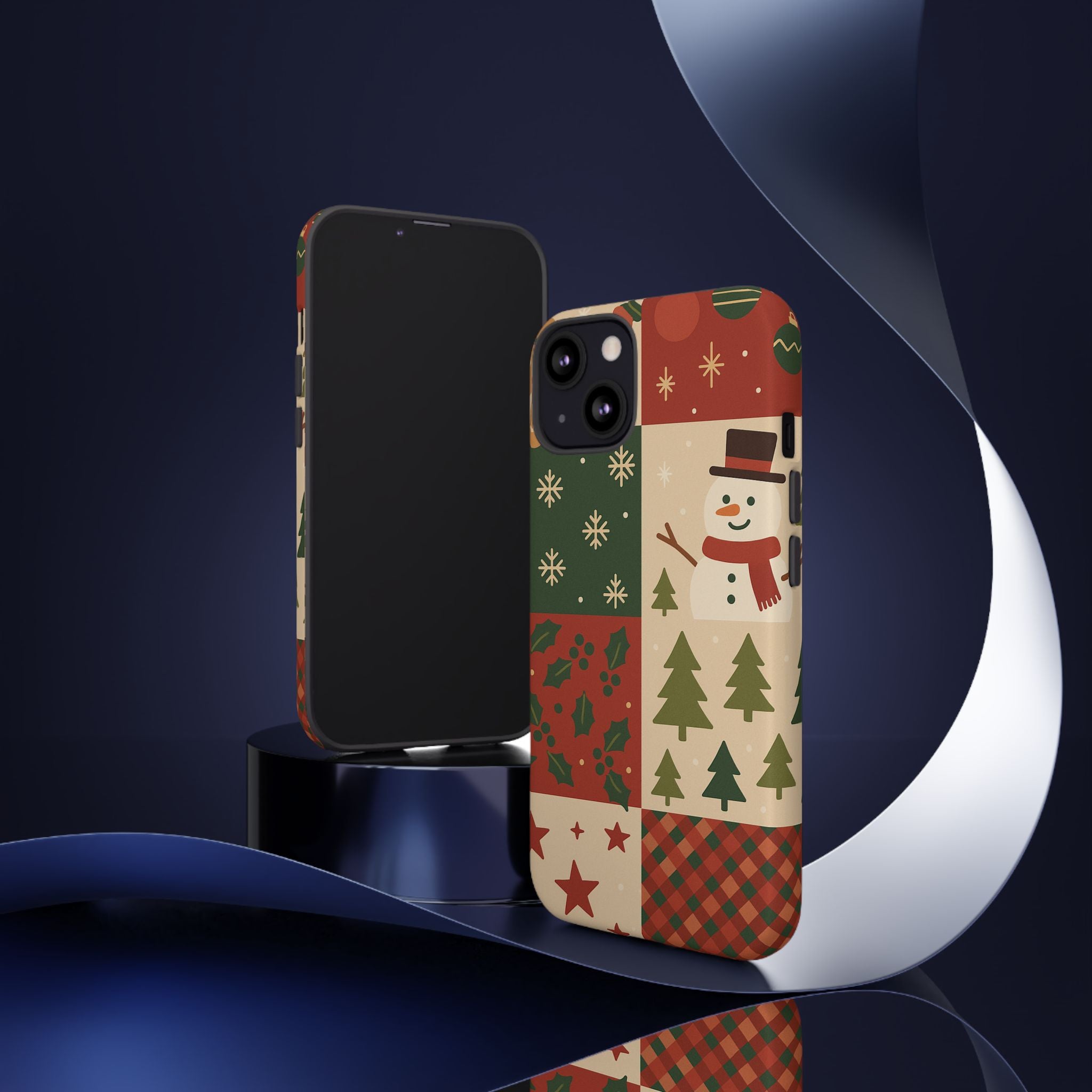 Festive Phone Case - Holiday Cheer, Christmas Gift, Winter Decor, Cute Cell Phone Cover, Seasonal Accessory, Unique Present