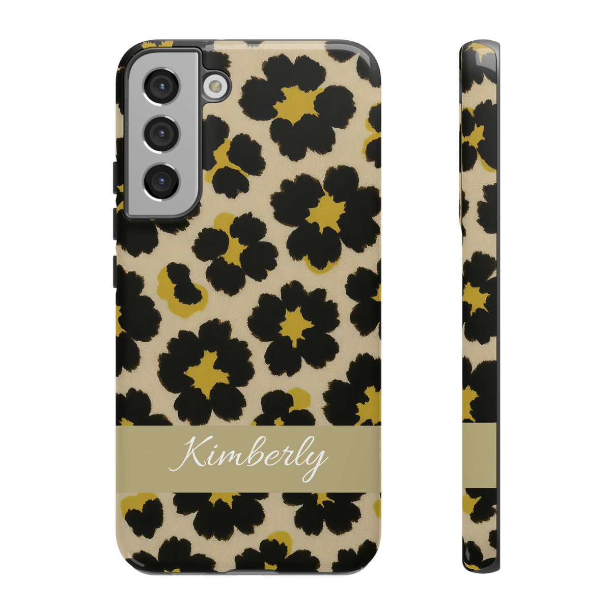 Neon Safari Bloom Phone Case - Tough Protective Cover for iPhone, Samsung & Google Pixel Samsung Galaxy S22 Plus Glossy