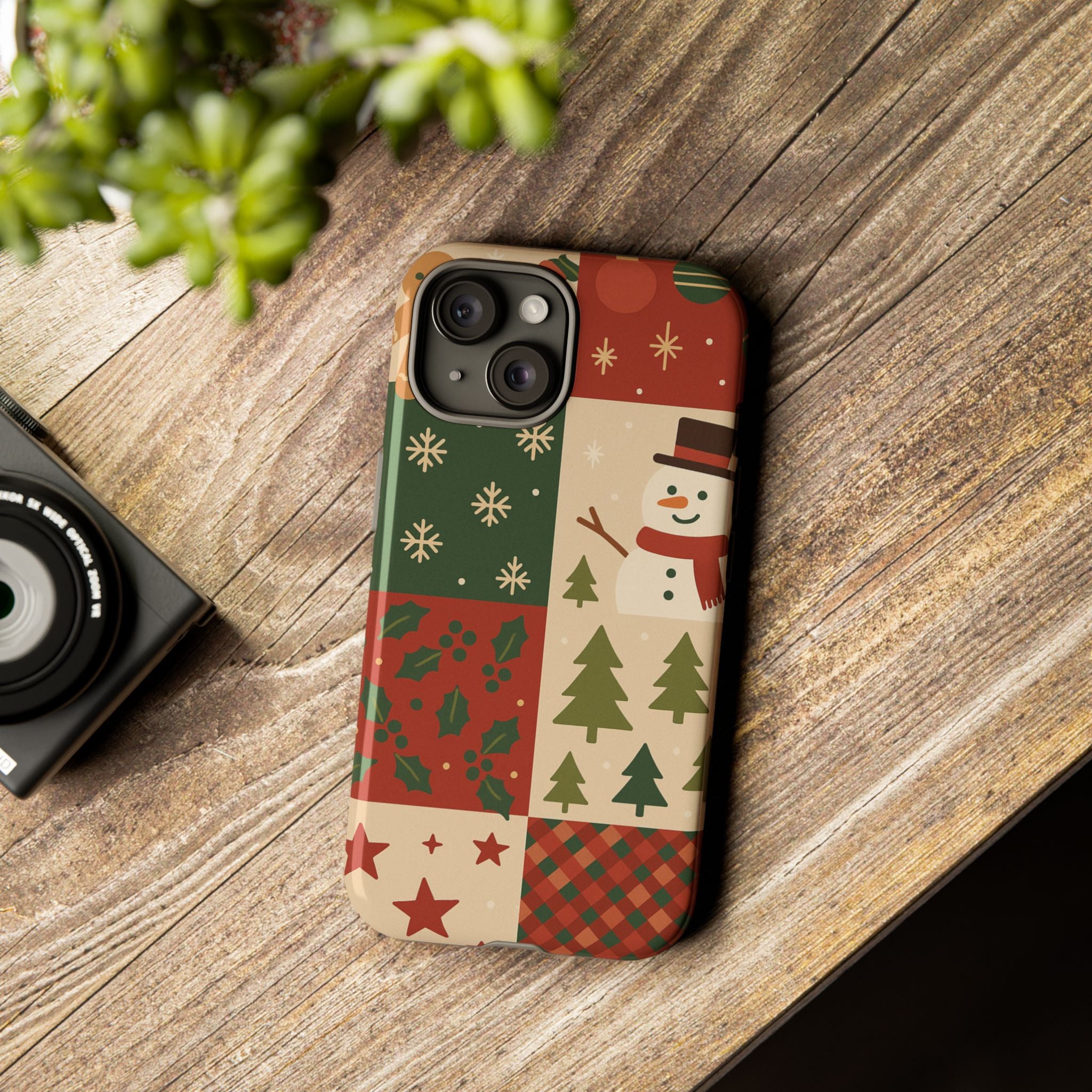 Festive Phone Case - Holiday Cheer, Christmas Gift, Winter Decor, Cute Cell Phone Cover, Seasonal Accessory, Unique Present