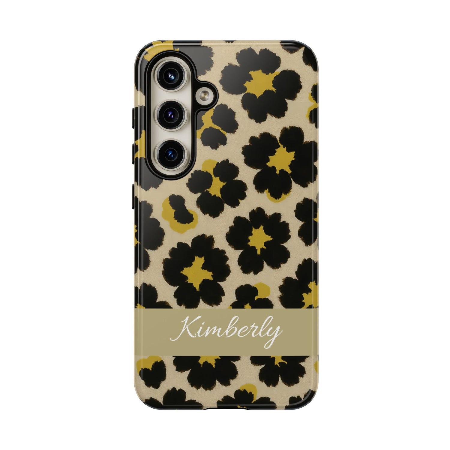 Neon Safari Bloom Phone Case - Tough Protective Cover for iPhone, Samsung & Google Pixel Samsung Galaxy S24 Glossy