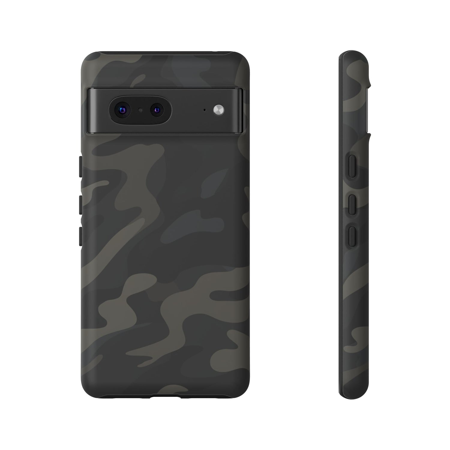 Black Camouflage Phone Case for iPhone, Samsung and Google Pixel Google Pixel 7 Matte