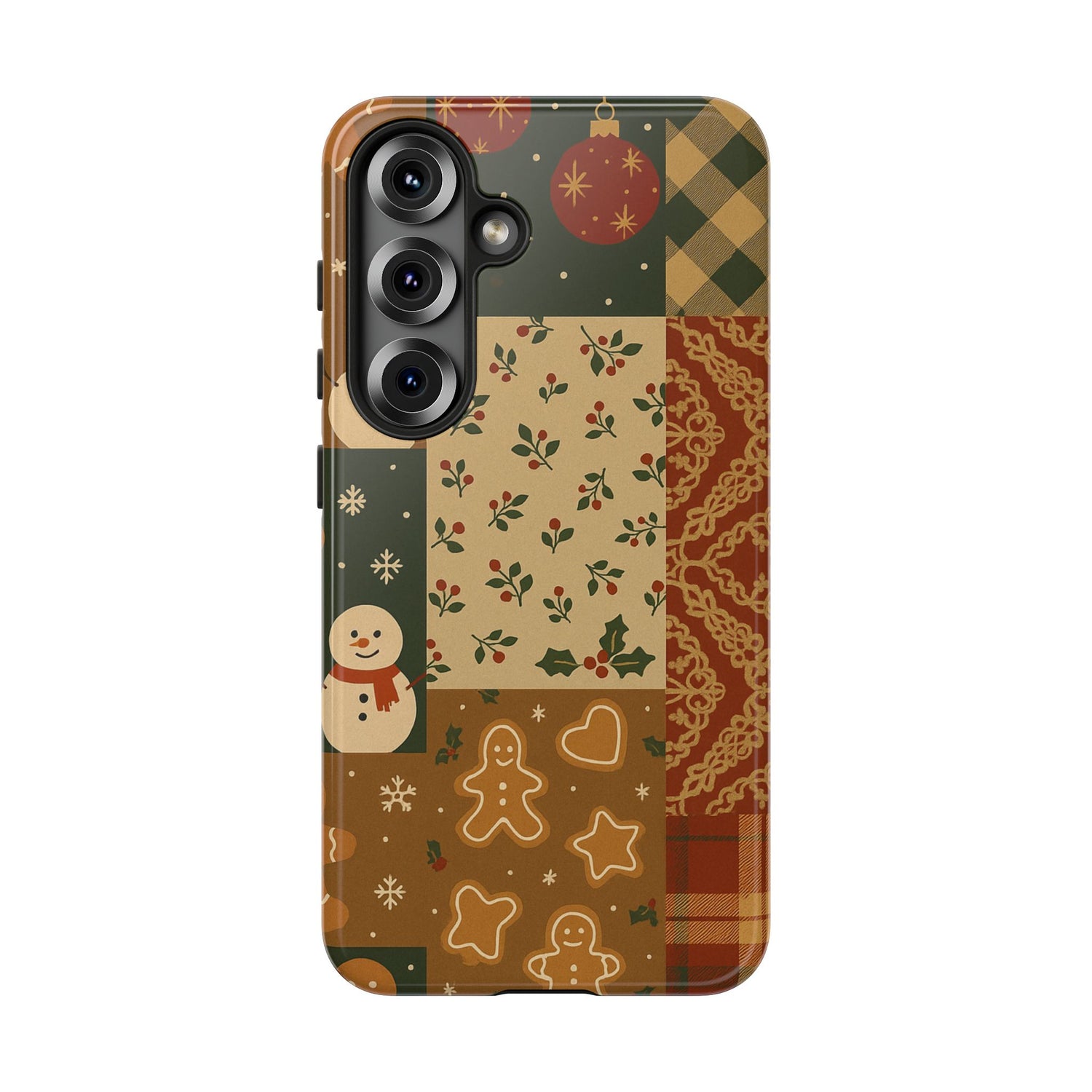 Cute Christmas Phone Case for this Festive Season - Tough Design Samsung Galaxy S25 Glossy