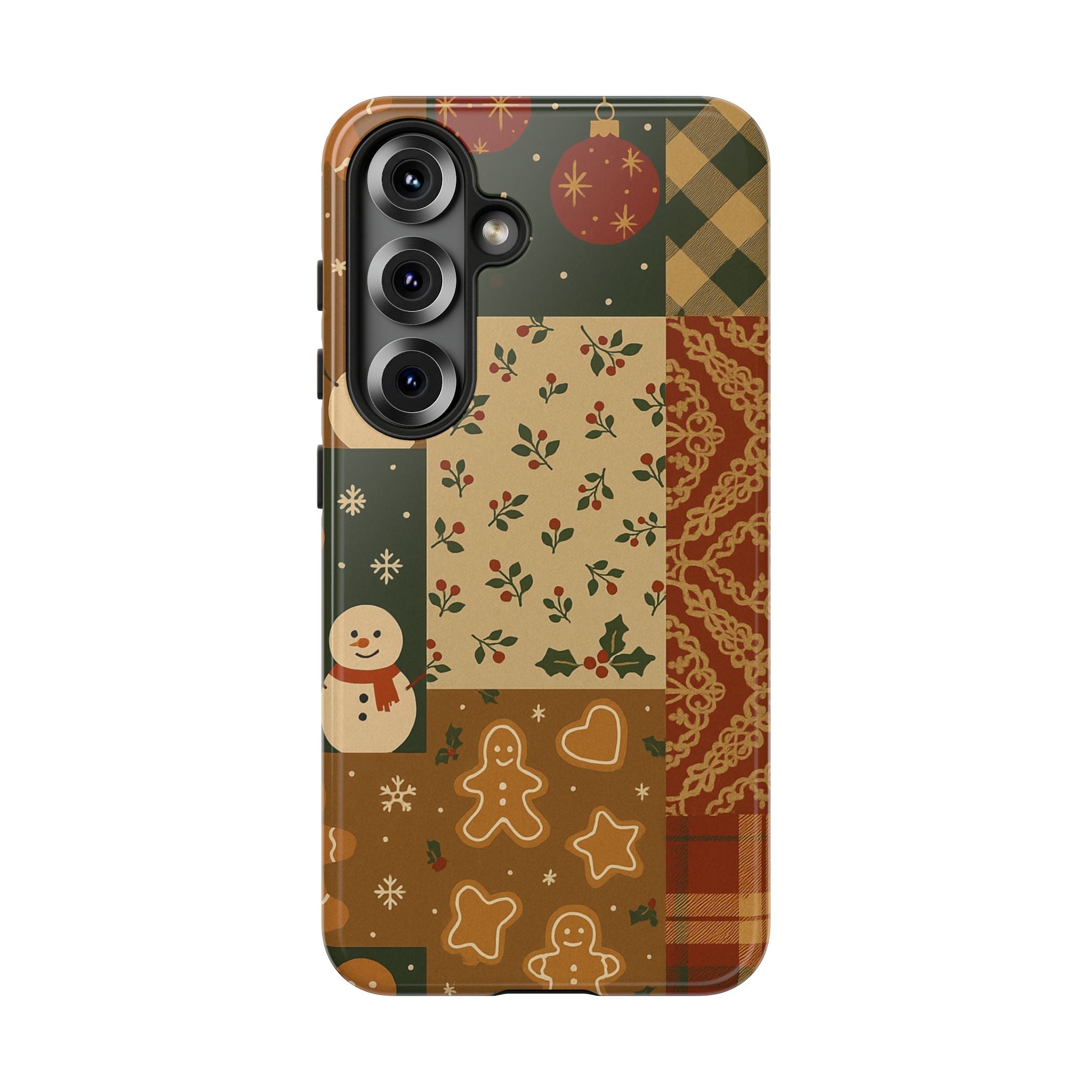Cute Christmas Phone Case for this Festive Season - Tough Design Samsung Galaxy S25 Glossy