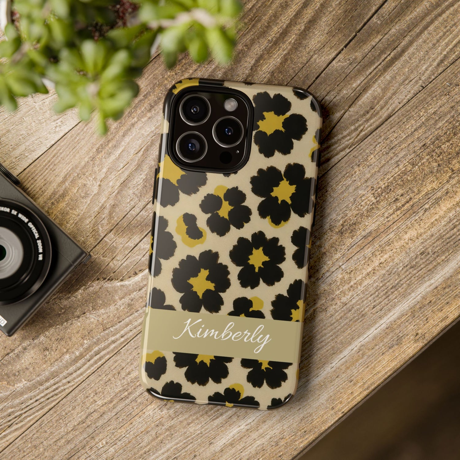 Neon Safari Bloom Phone Case - Tough Protective Cover for iPhone, Samsung & Google Pixel