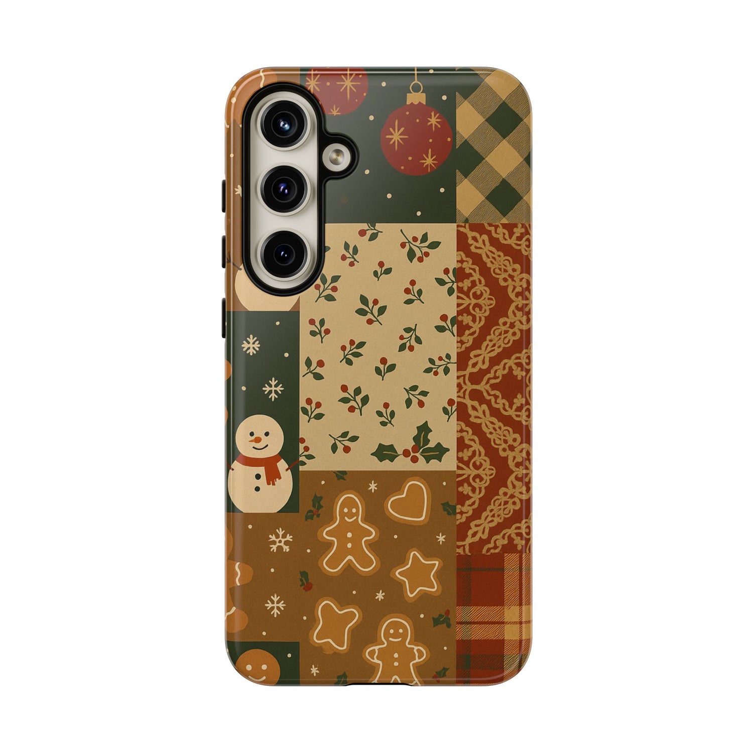 Cute Christmas Phone Case for this Festive Season - Tough Design Samsung Galaxy S24 Plus Glossy