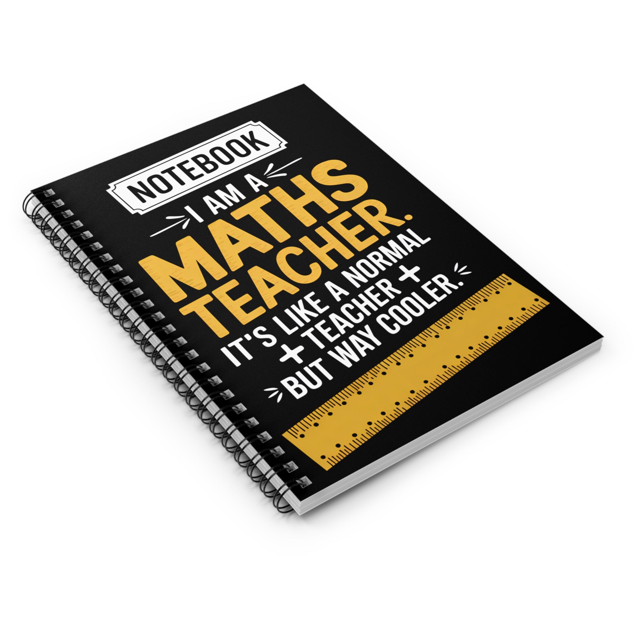 Maths Teacher Spiral Notebook - 6x8 Ruled Line Journal | Perfect Gift for Educators & Students
