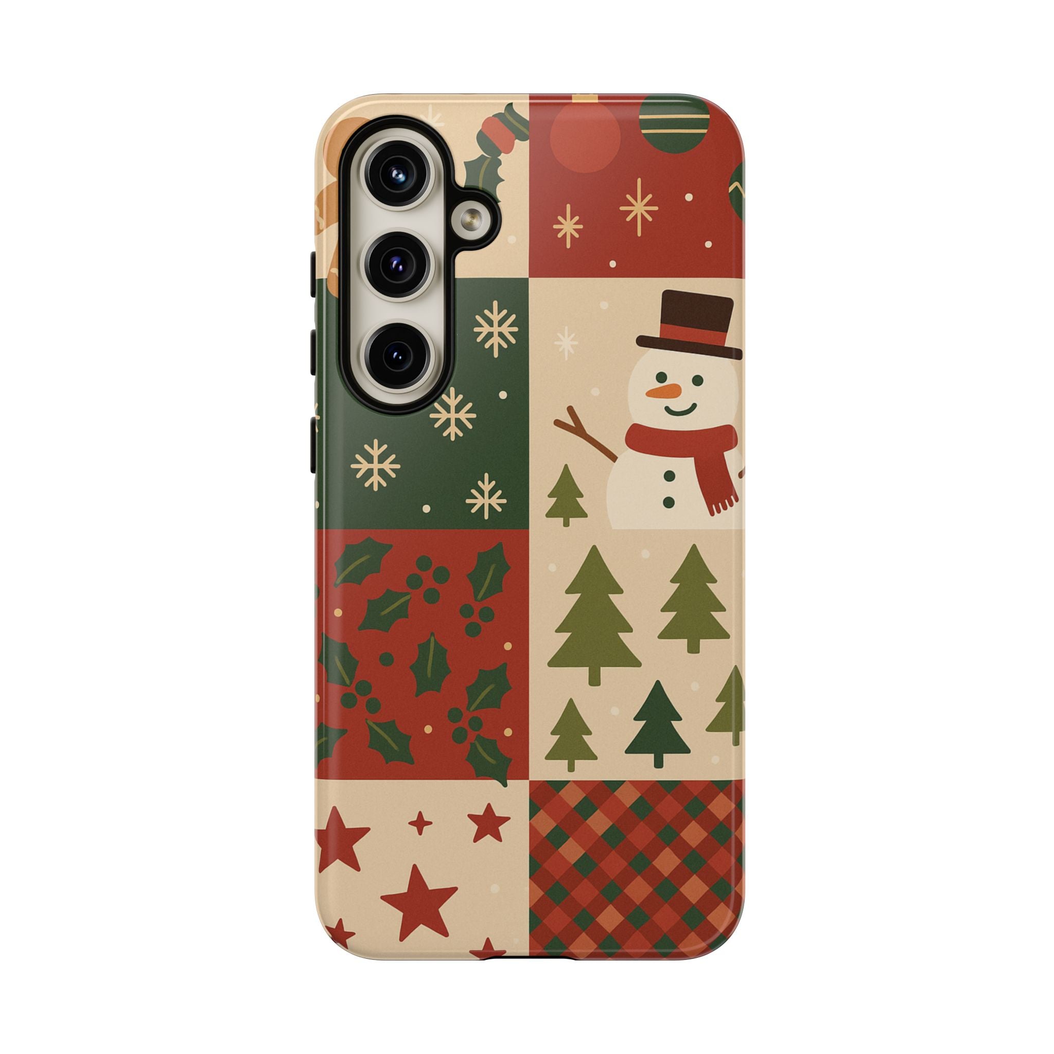 Festive Phone Case - Holiday Cheer, Christmas Gift, Winter Decor, Cute Cell Phone Cover, Seasonal Accessory, Unique Present Samsung Galaxy S24 Plus Glossy
