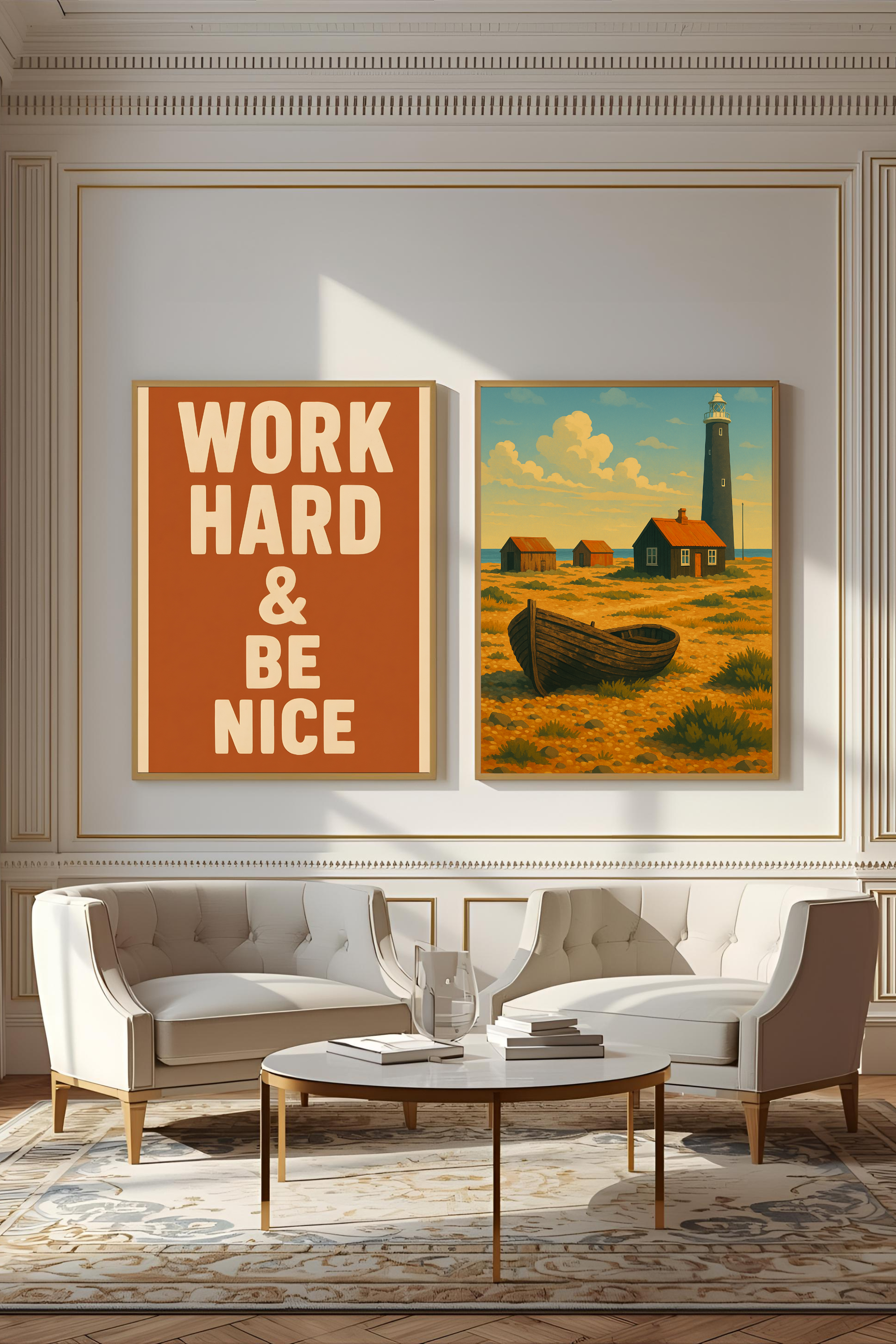 Dungeness Kent Beach Watercolor Print - Wall Art England