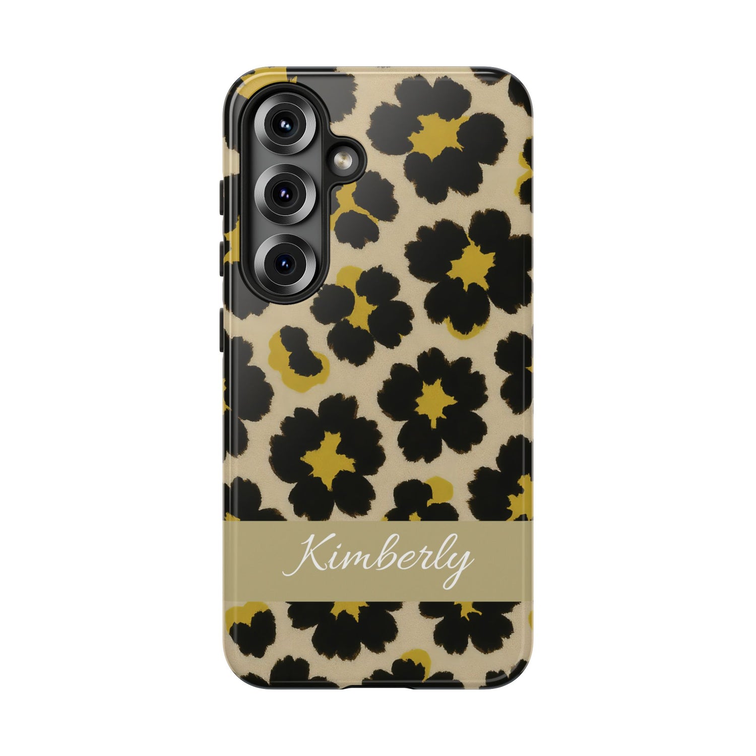 Neon Safari Bloom Phone Case - Tough Protective Cover for iPhone, Samsung & Google Pixel Samsung Galaxy S25 Glossy