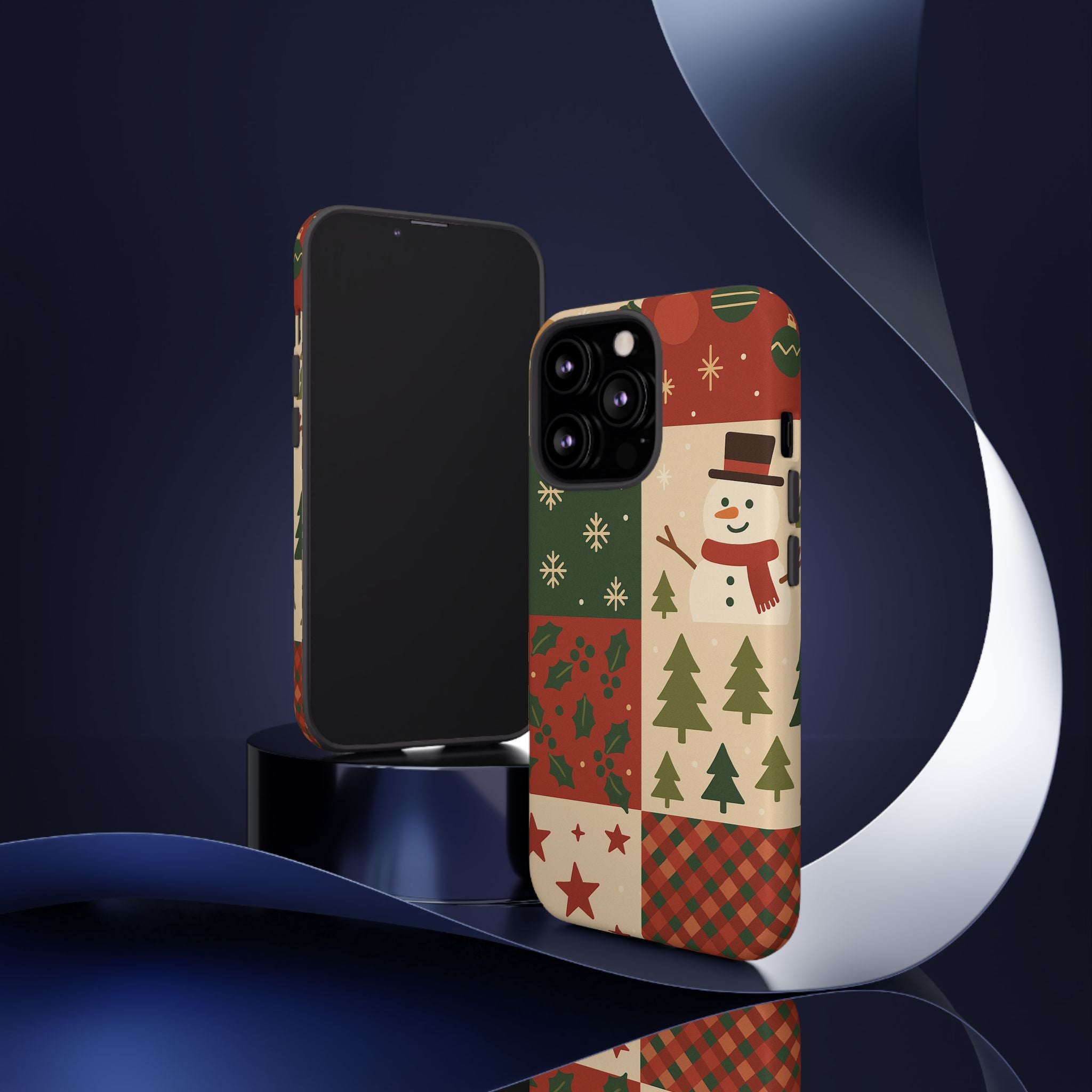 Festive Phone Case - Holiday Cheer, Christmas Gift, Winter Decor, Cute Cell Phone Cover, Seasonal Accessory, Unique Present