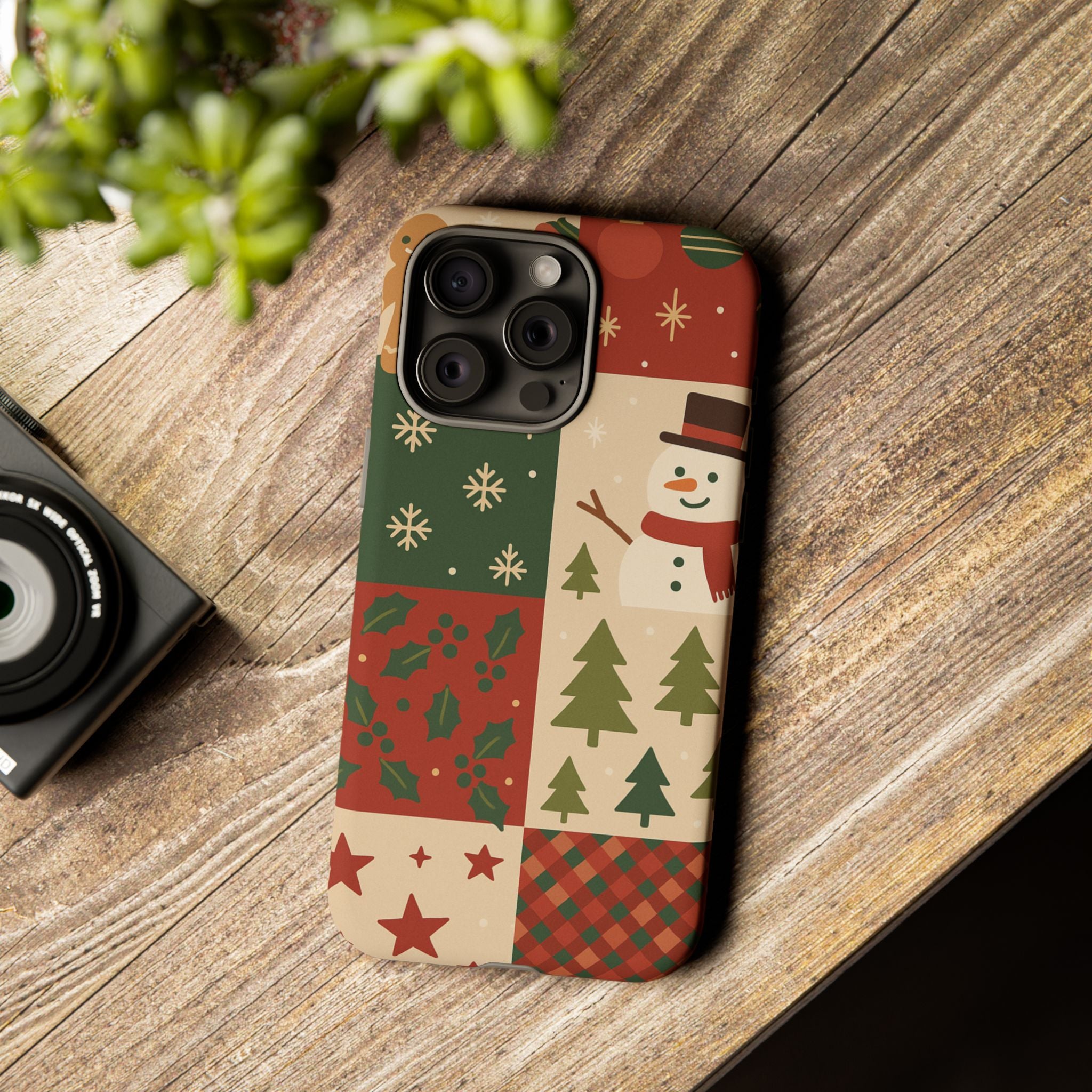 Festive Phone Case - Holiday Cheer, Christmas Gift, Winter Decor, Cute Cell Phone Cover, Seasonal Accessory, Unique Present
