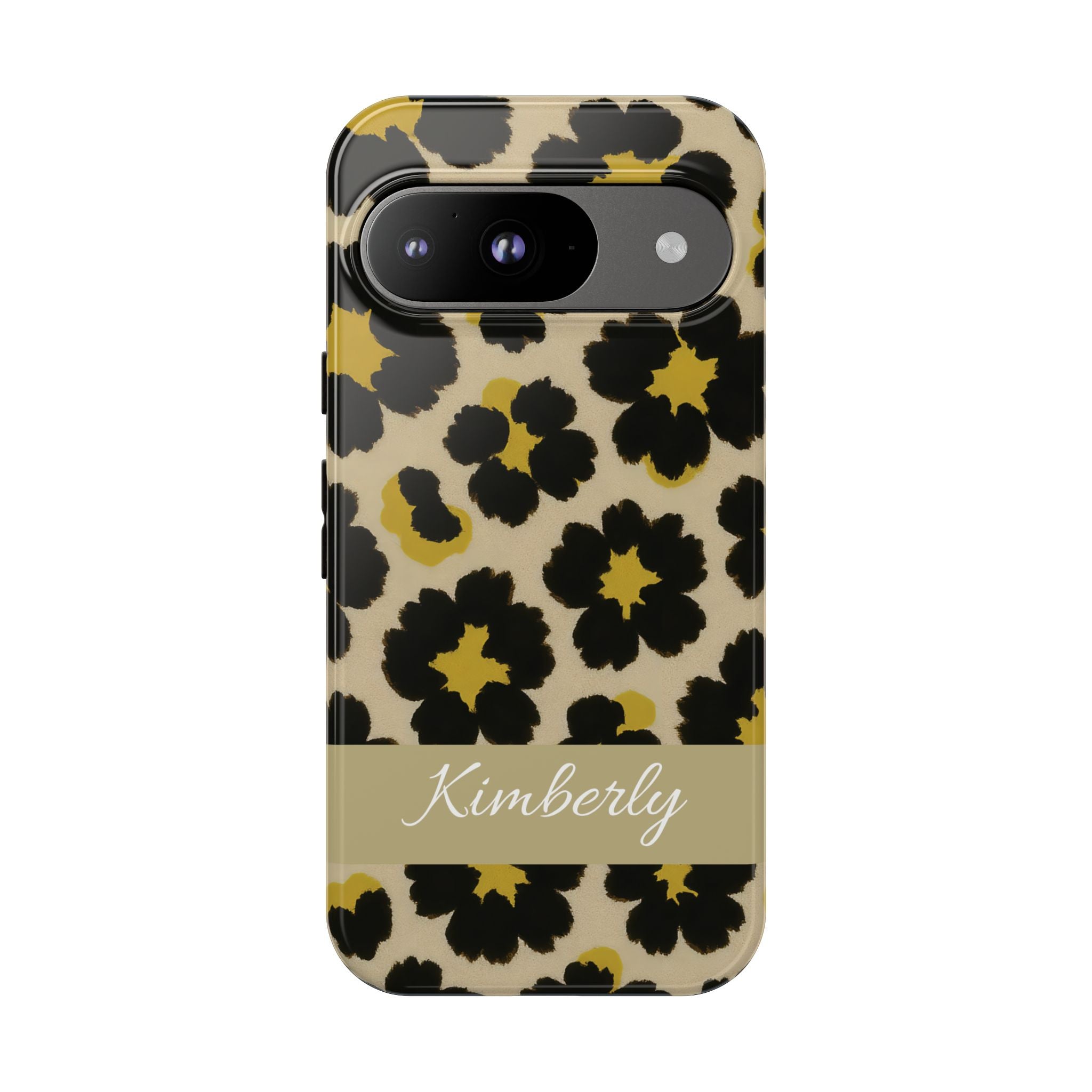 Neon Safari Bloom Phone Case - Tough Protective Cover for iPhone, Samsung & Google Pixel Google Pixel 9 Glossy