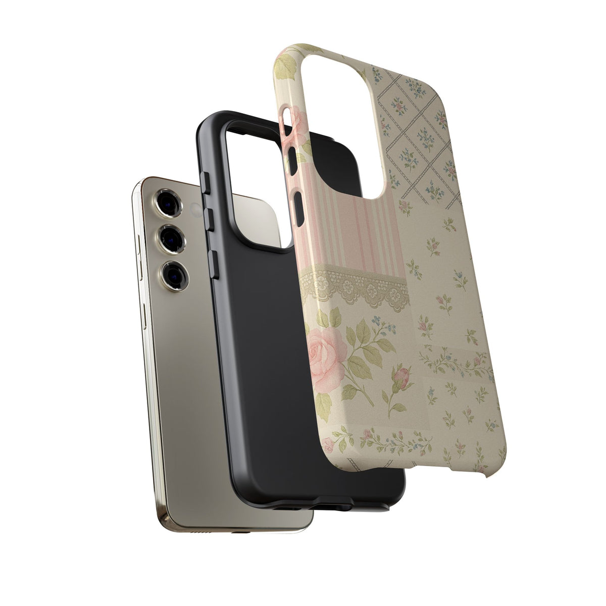 Floral Phone Case, Floral Tough Case, Protective Phone Case, Flower Case, Tough Phone Cover, Floral Tech Accessory