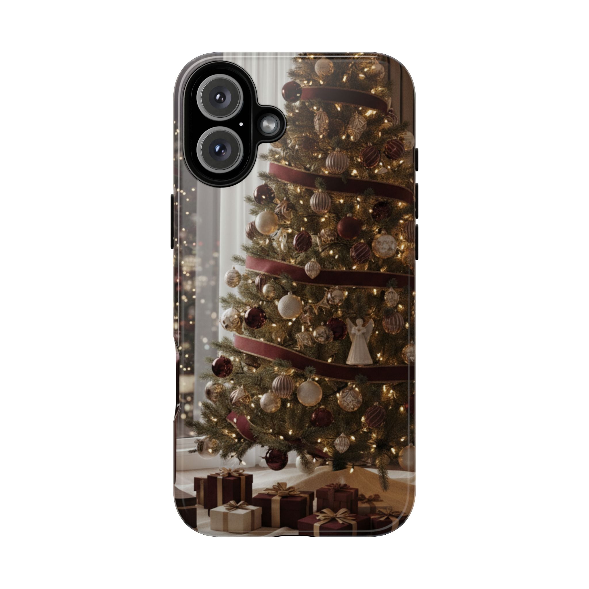 Enchanted Noel - Christmas Tree Glow Phone Case iPhone 16 Plus Glossy