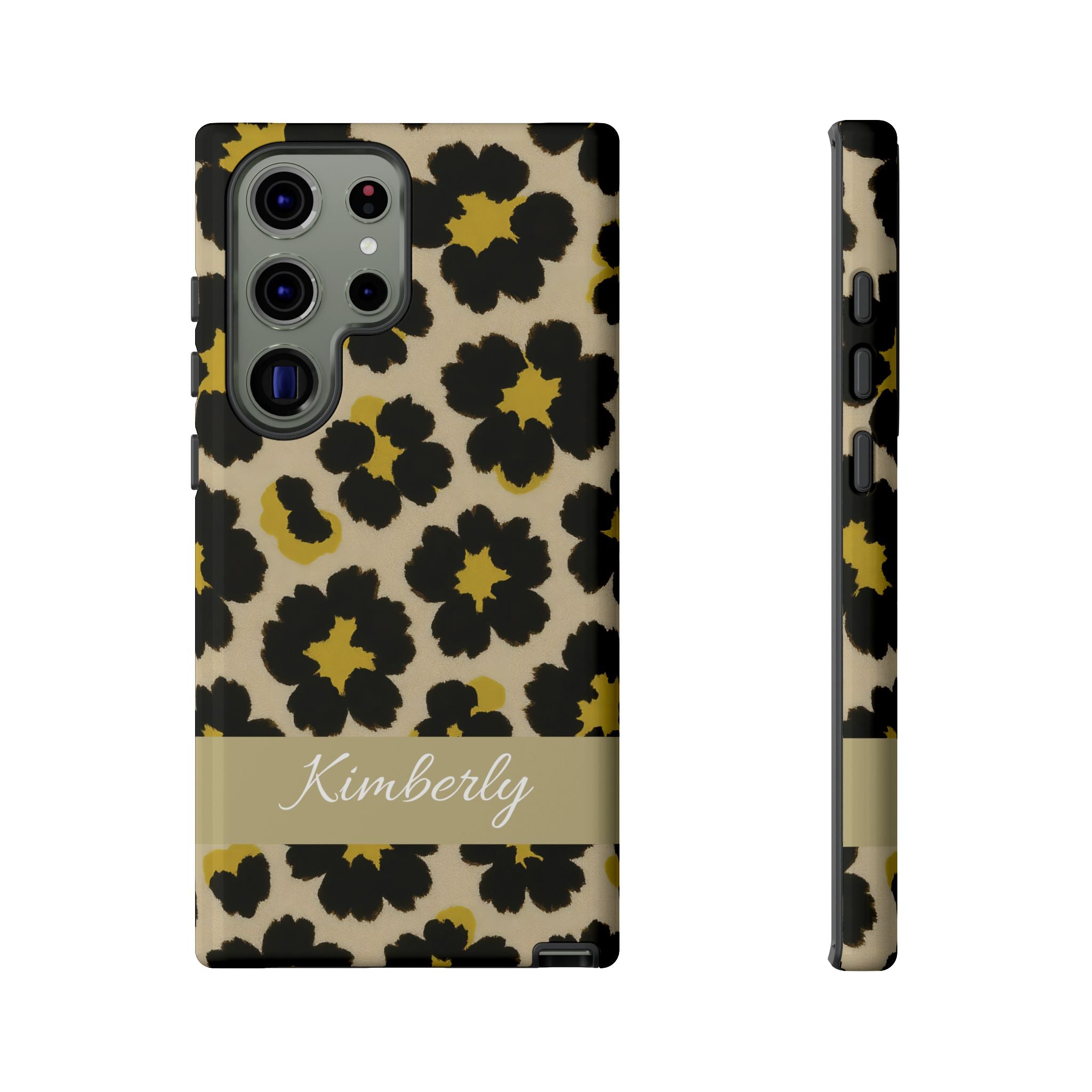 Neon Safari Bloom Phone Case - Tough Protective Cover for iPhone, Samsung & Google Pixel Samsung Galaxy S23 Ultra Glossy
