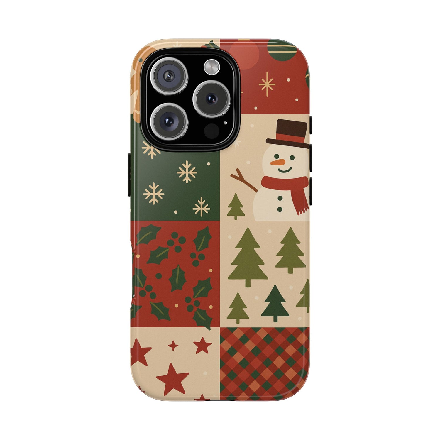 Festive Phone Case - Holiday Cheer, Christmas Gift, Winter Decor, Cute Cell Phone Cover, Seasonal Accessory, Unique Present iPhone 16 Pro Glossy