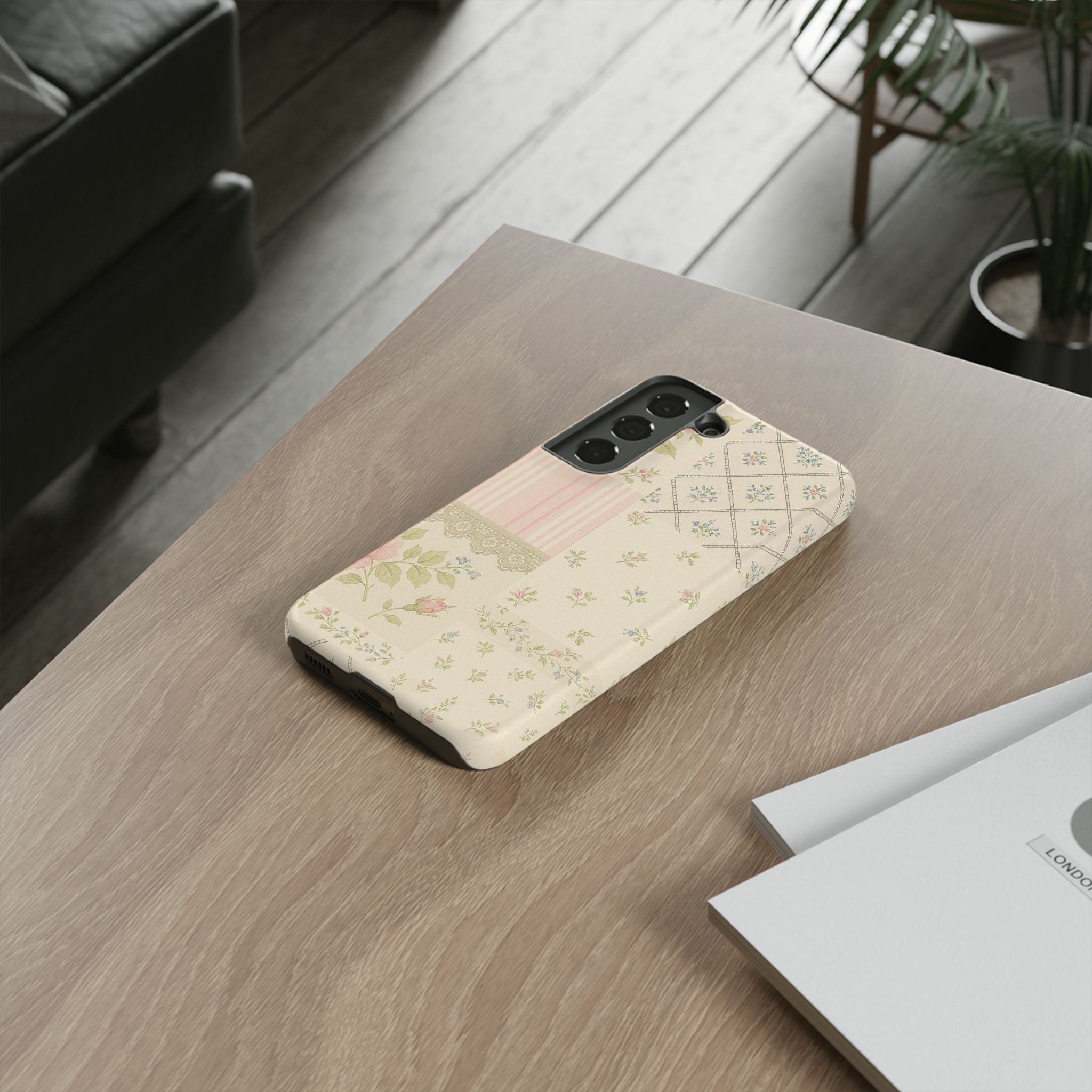Floral Phone Case, Floral Tough Case, Protective Phone Case, Flower Case, Tough Phone Cover, Floral Tech Accessory