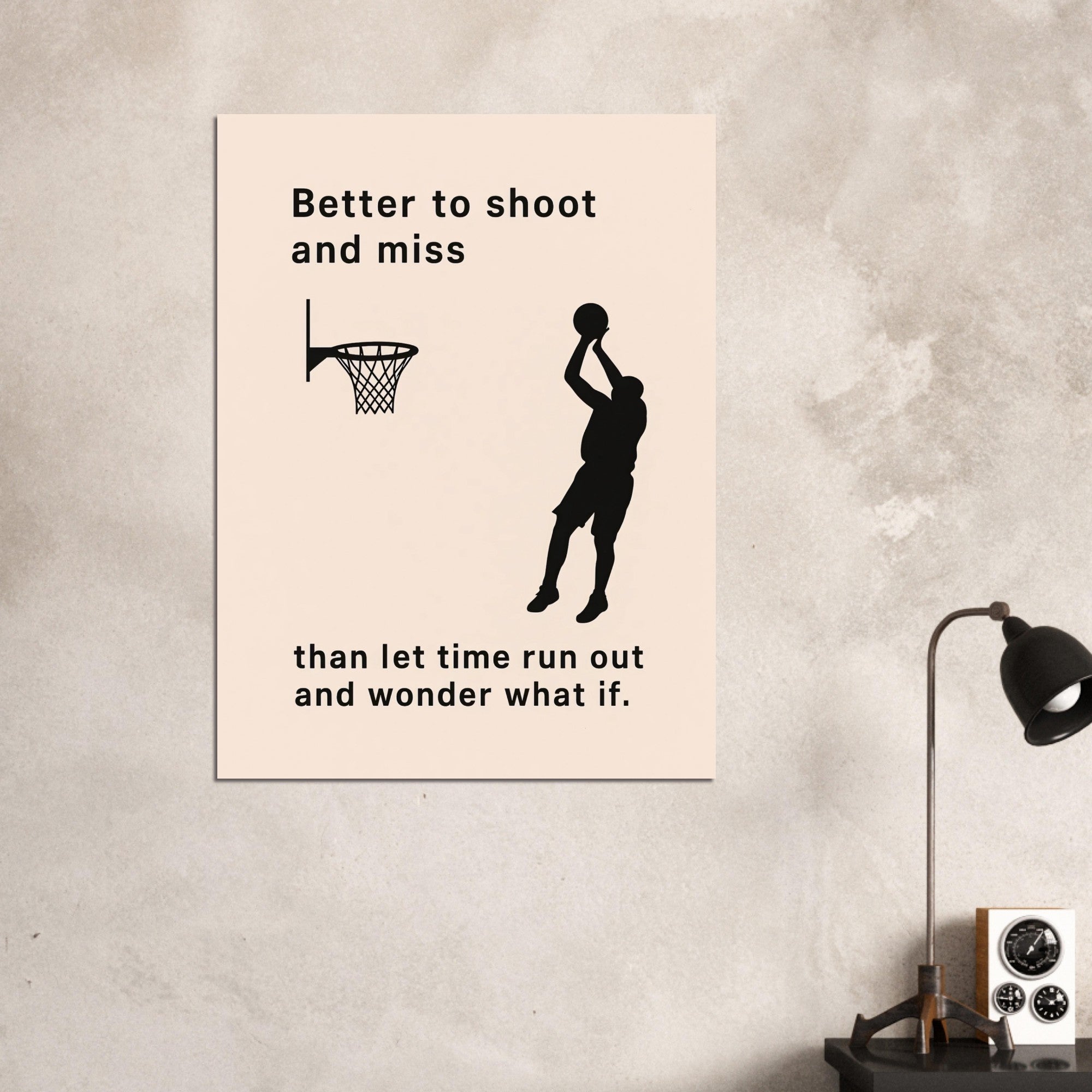 Motivational Basketball Poster - &