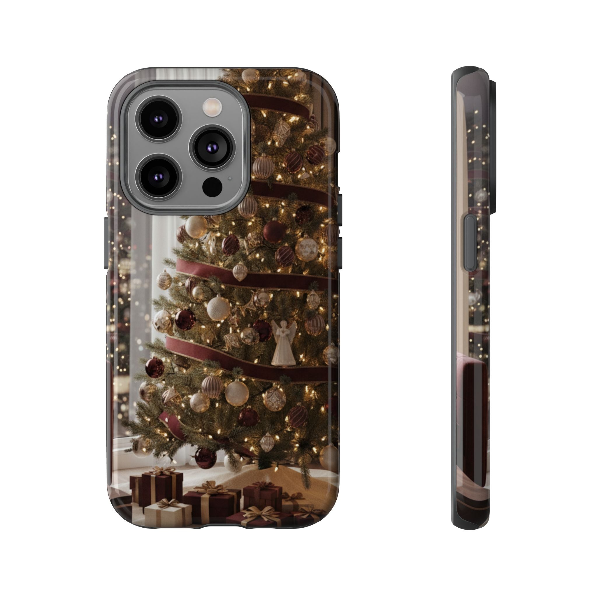 Enchanted Noel - Christmas Tree Glow Phone Case iPhone 14 Pro Glossy