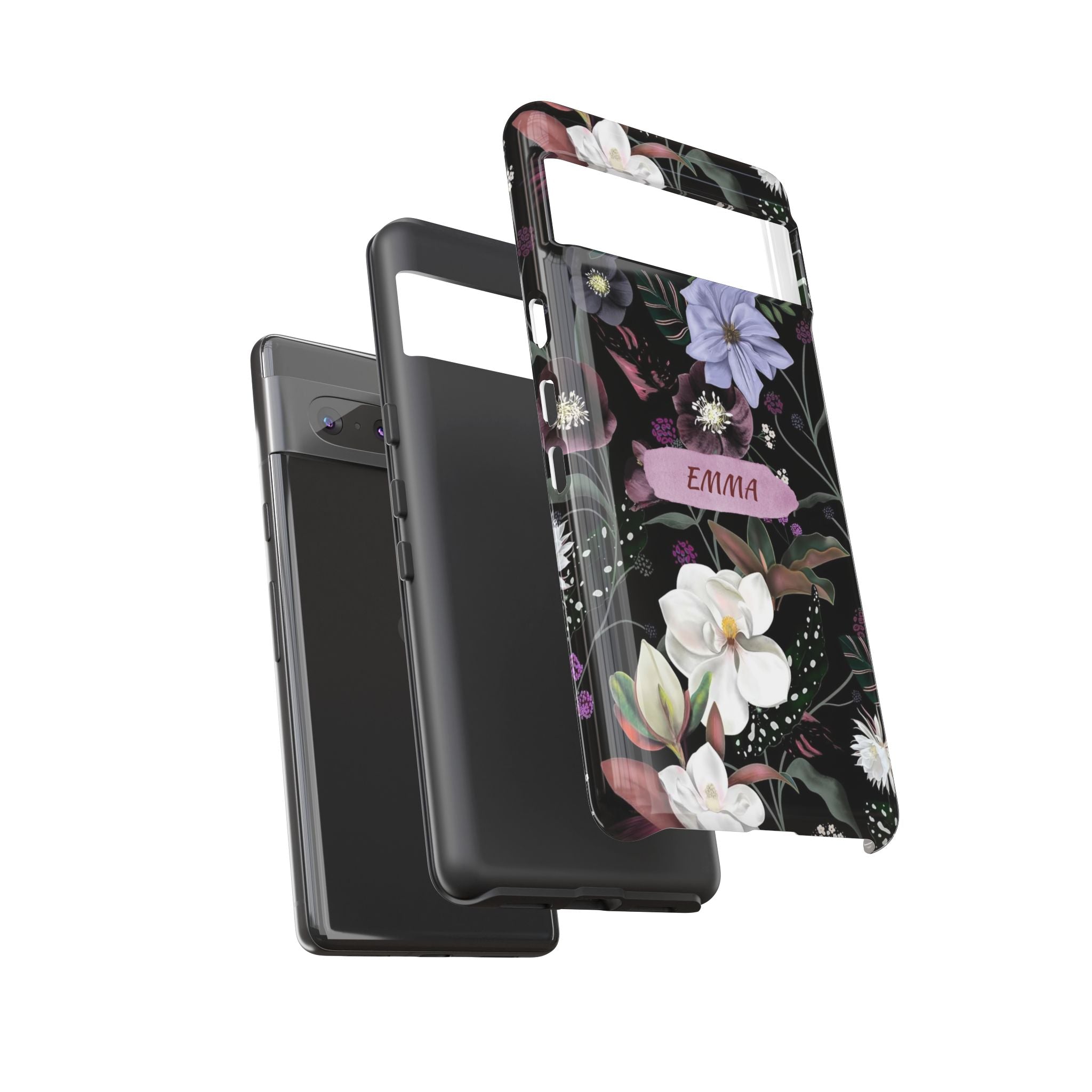 Phone Cases, Personalised Floral Pattern Ultra Plus Pro Cover, iPhone 16, 15, 14, 13+, Samsung Galaxy S23, S22, Custom Case