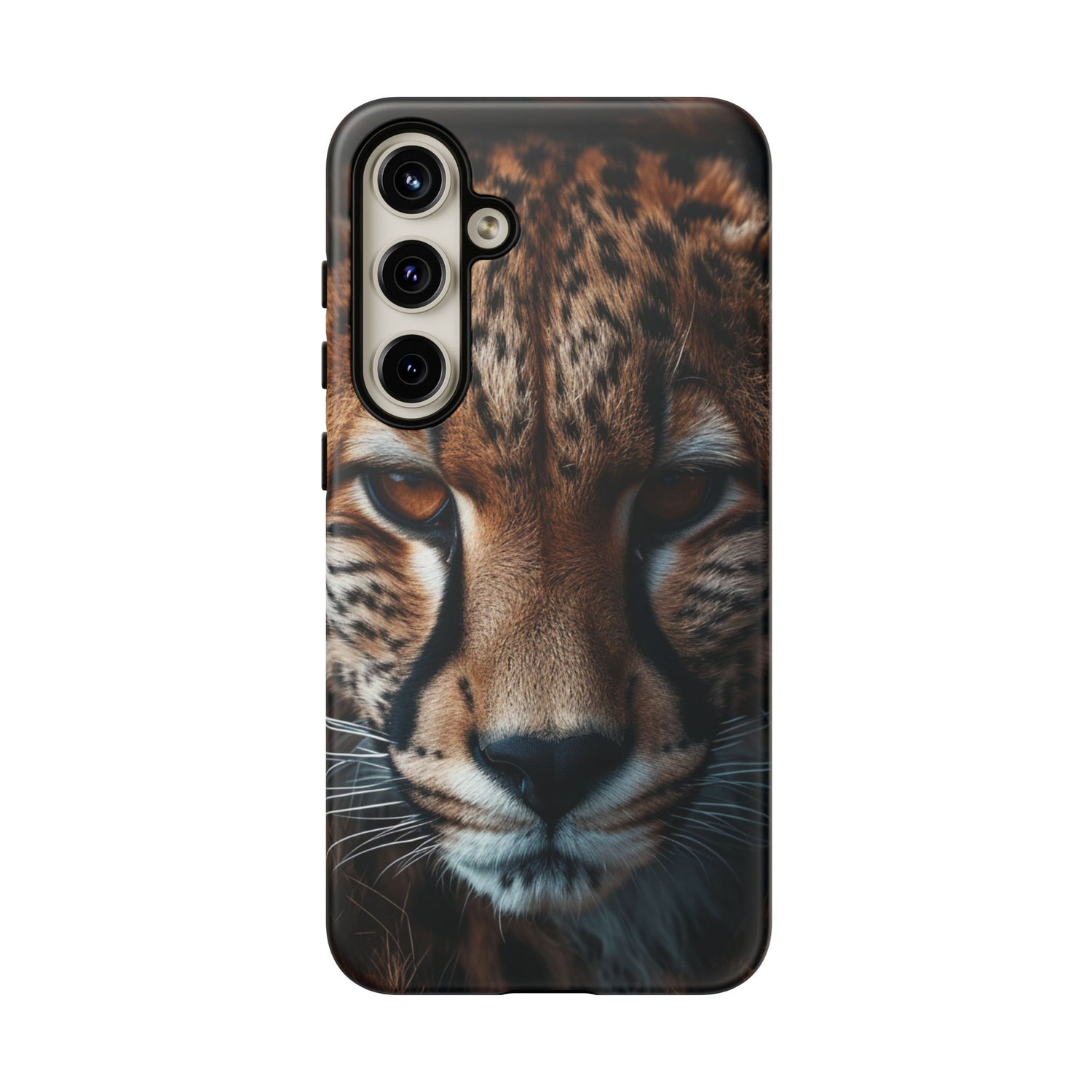 Spirit of the Wild - Cheetah Gaze Phone Case Samsung Galaxy S24 Plus Matte