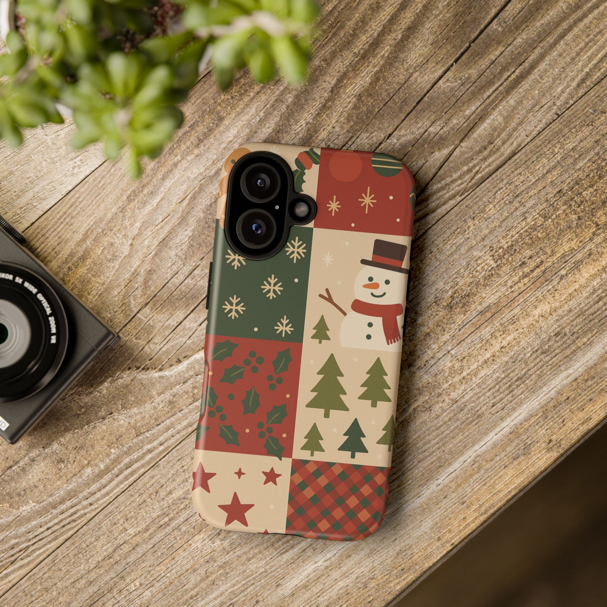 Festive Phone Case - Holiday Cheer, Christmas Gift, Winter Decor, Cute Cell Phone Cover, Seasonal Accessory, Unique Present