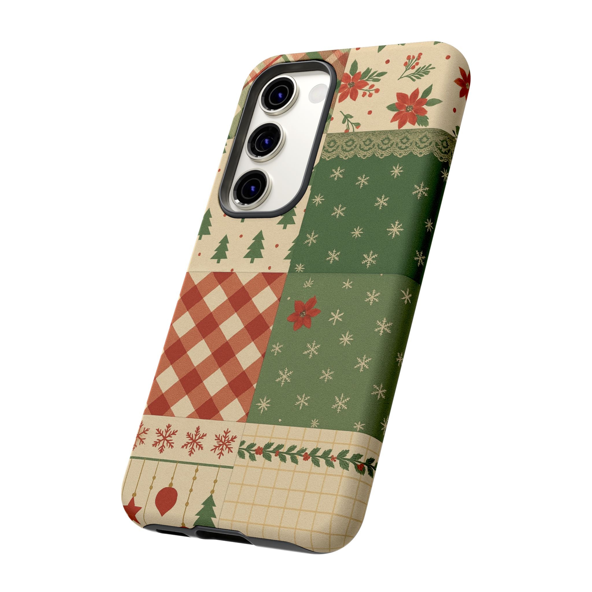 Festive Phone Cases, Luxury Black and Gold Design for Christmas Gift, Holiday Decor, Tough Case, Winter Celebration, Elegant iPhone Cover