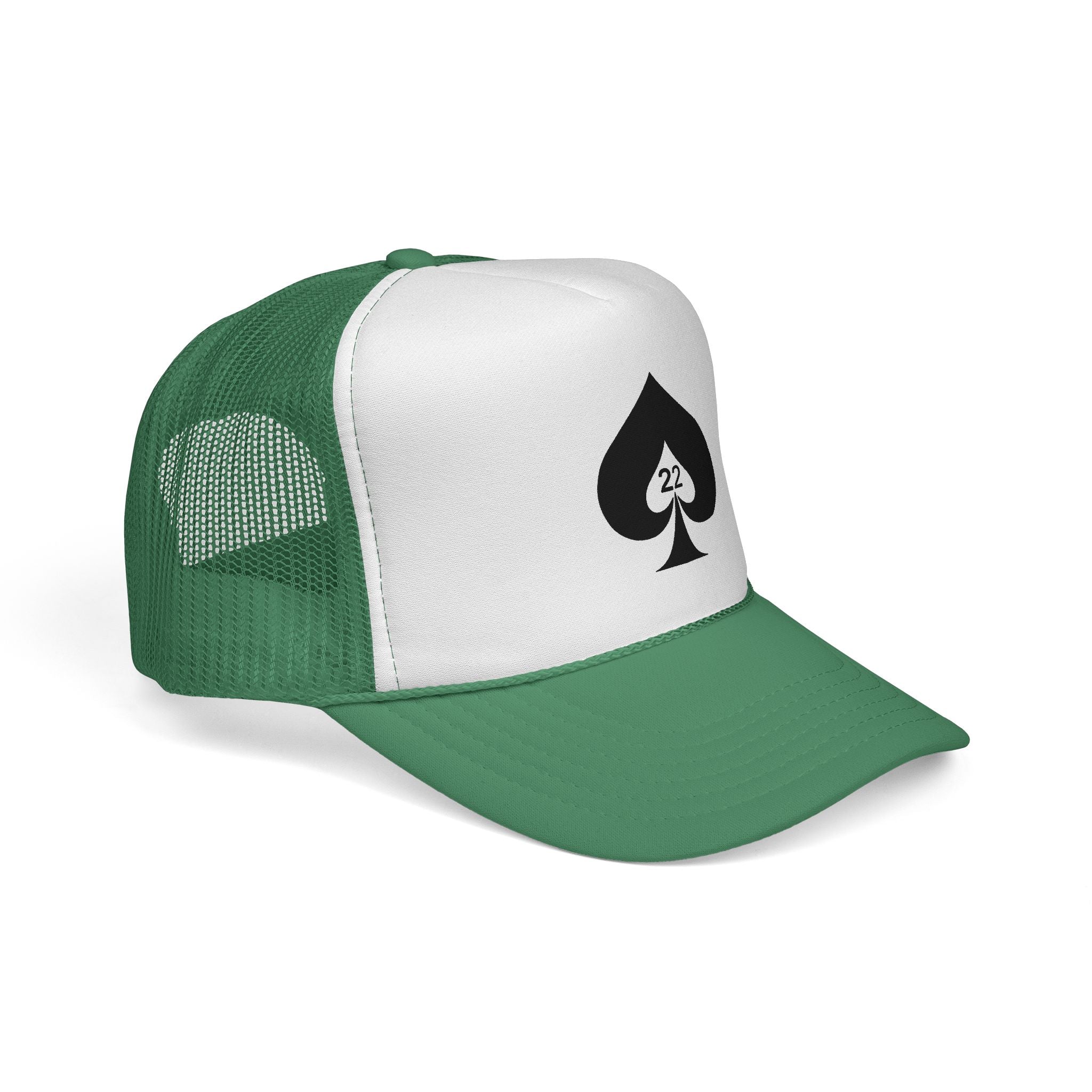 Ace of Spades Trucker Hat - Stylish Mesh Cap for Gamers, Outdoor Adventures & Festivals | Adjustable Snapback