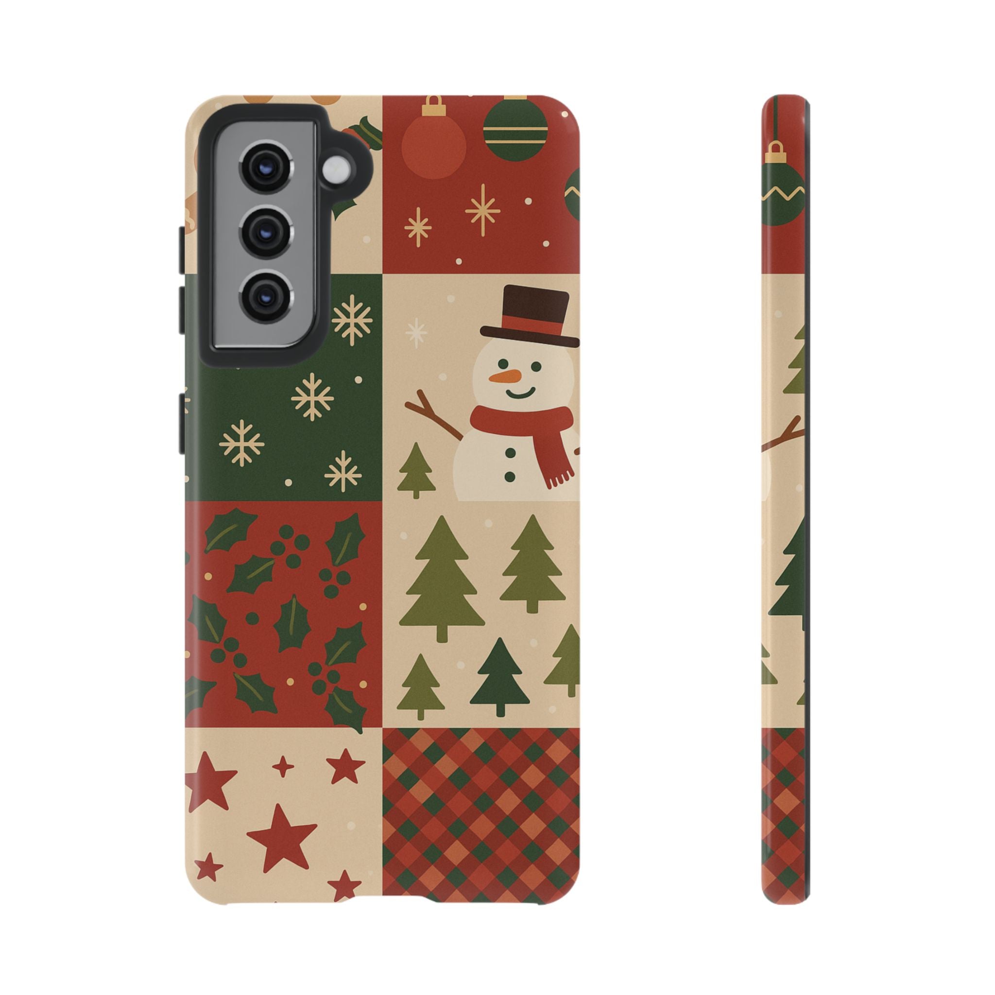 Festive Phone Case - Holiday Cheer, Christmas Gift, Winter Decor, Cute Cell Phone Cover, Seasonal Accessory, Unique Present Samsung Galaxy S21 Glossy