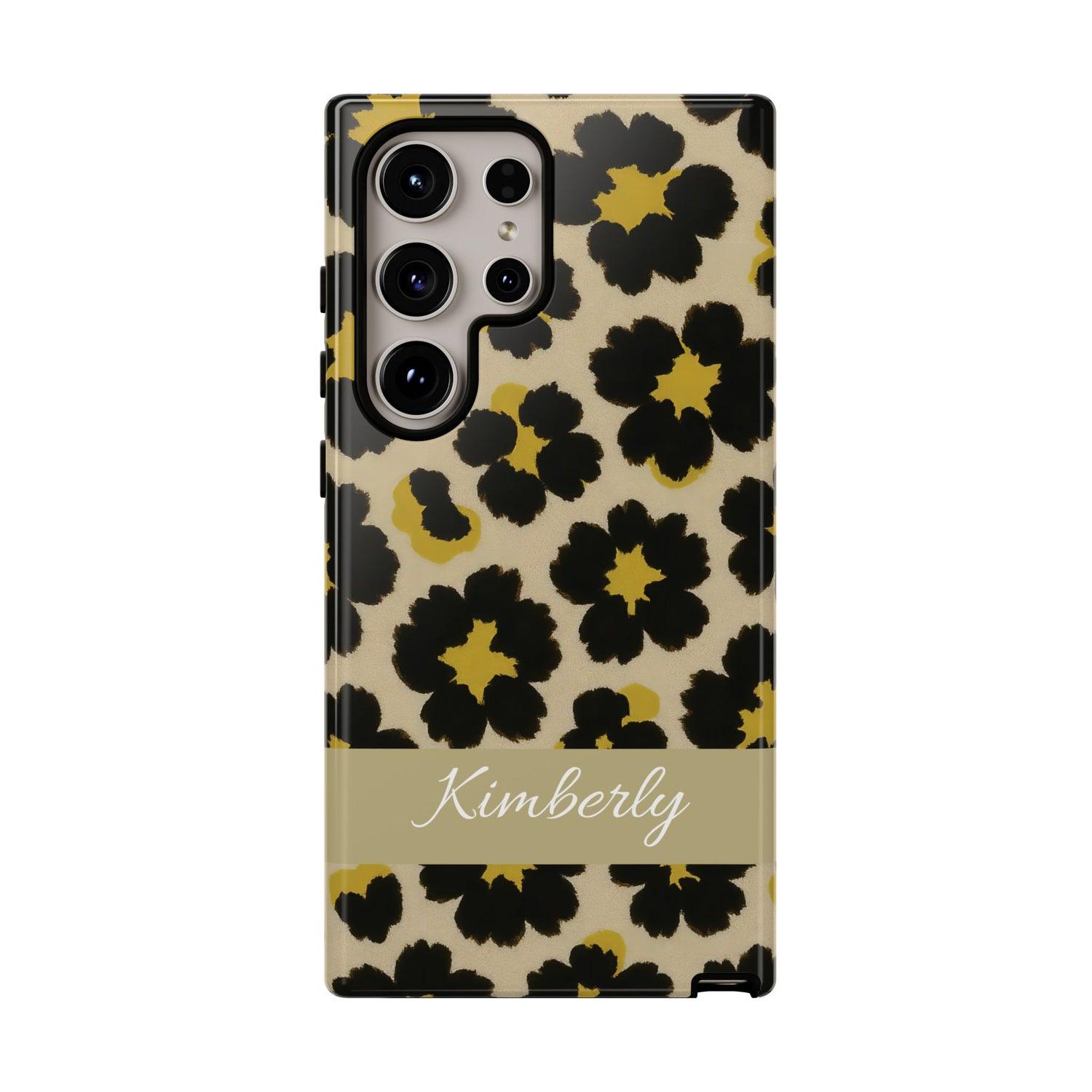 Neon Safari Bloom Phone Case - Tough Protective Cover for iPhone, Samsung & Google Pixel Samsung Galaxy S24 Ultra Glossy