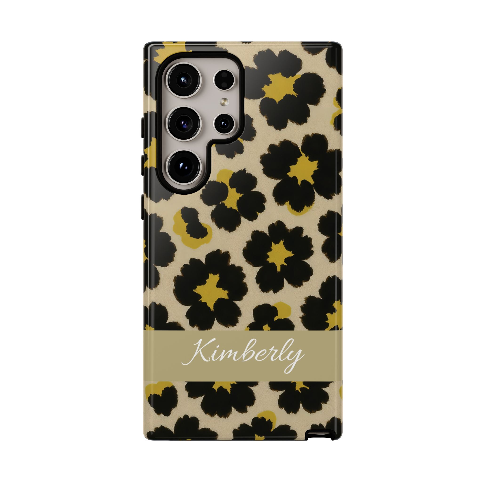 Neon Safari Bloom Phone Case - Tough Protective Cover for iPhone, Samsung & Google Pixel Samsung Galaxy S24 Ultra Glossy