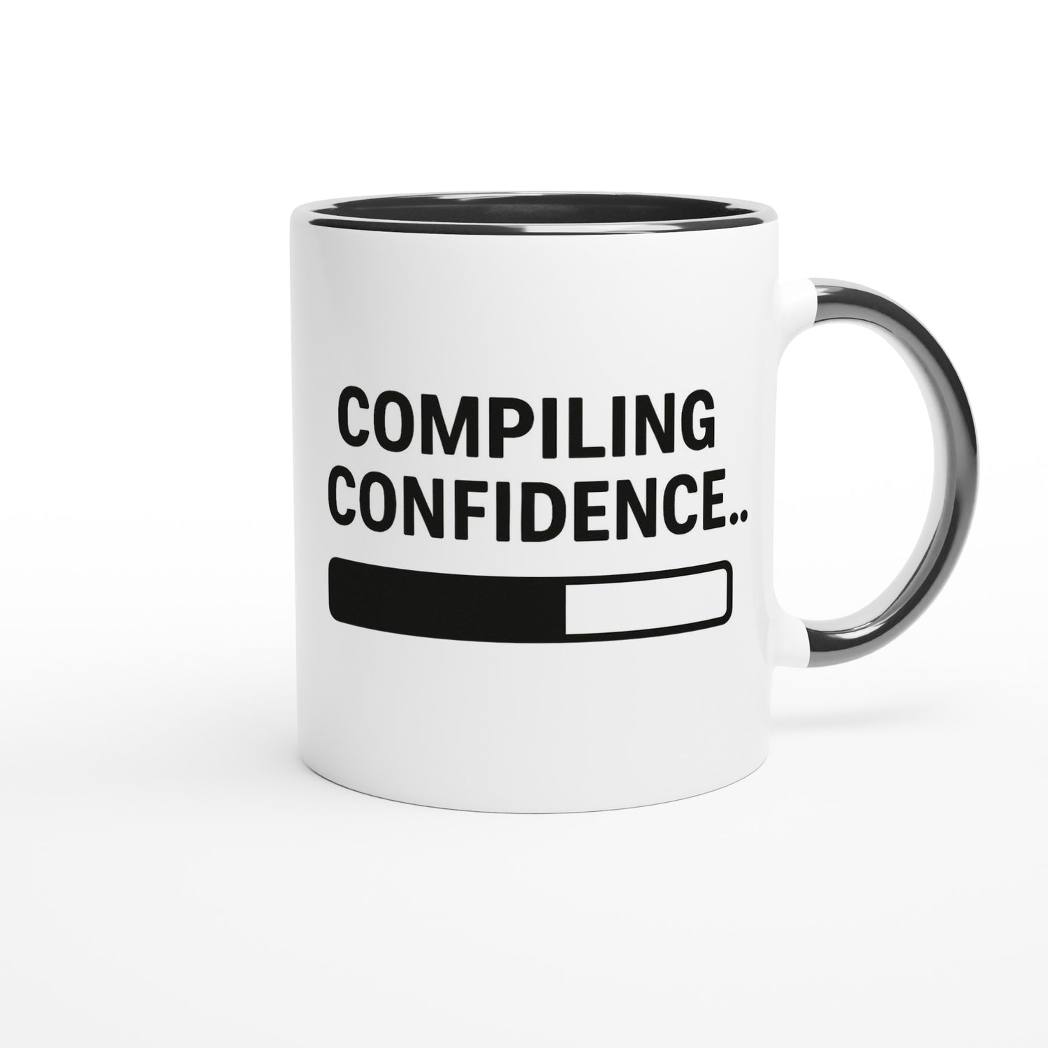 Compiling Confidence Mug - Fun Gift for Young Coders & Tech Wizards - Dishwasher Safe Ceramic 11oz