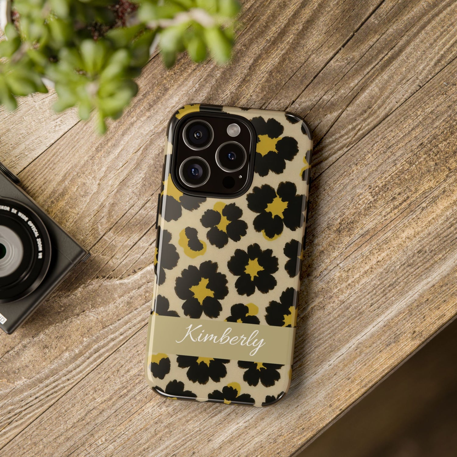 Neon Safari Bloom Phone Case - Tough Protective Cover for iPhone, Samsung & Google Pixel