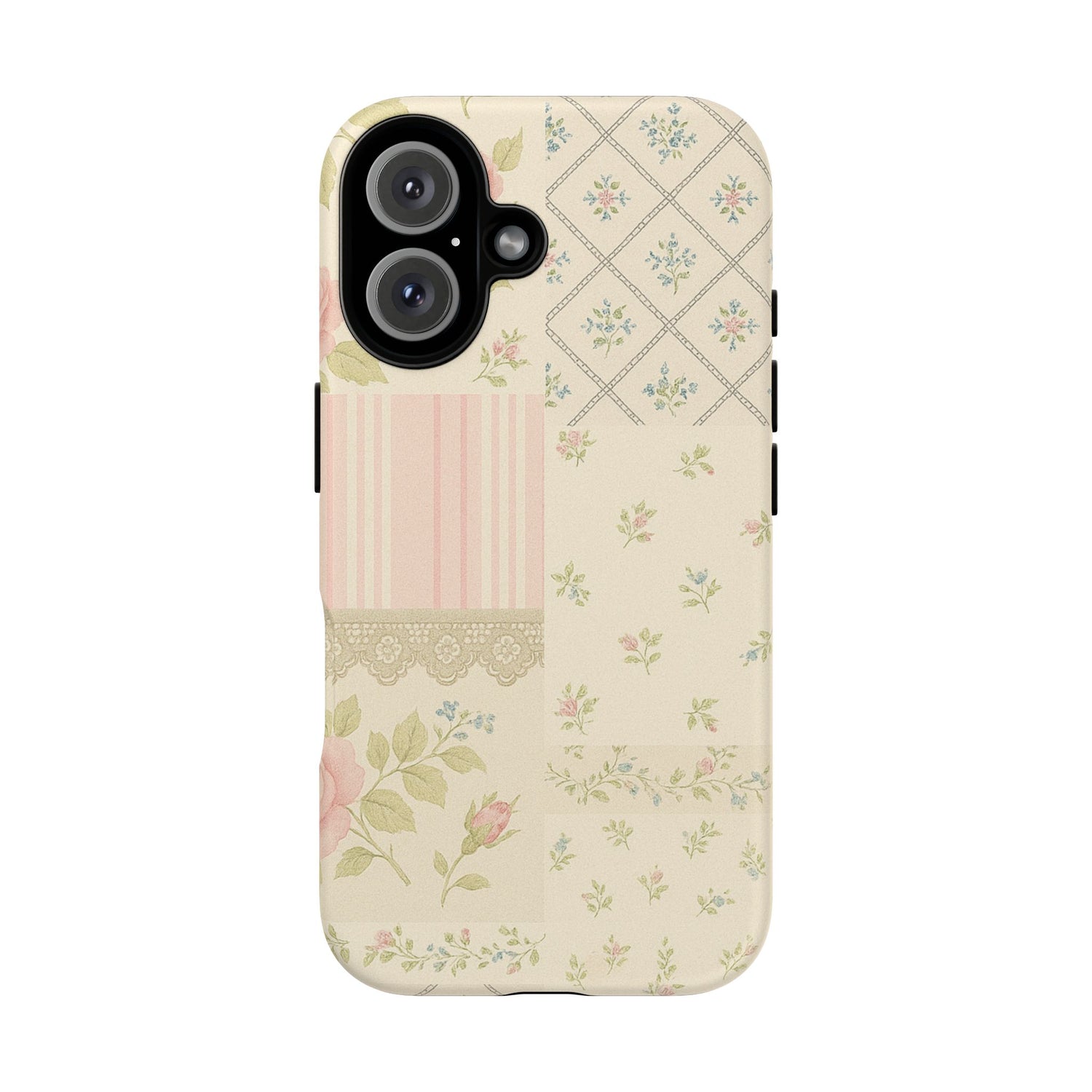 Floral Phone Case, Floral Tough Case, Protective Phone Case, Flower Case, Tough Phone Cover, Floral Tech Accessory iPhone 16 Matte