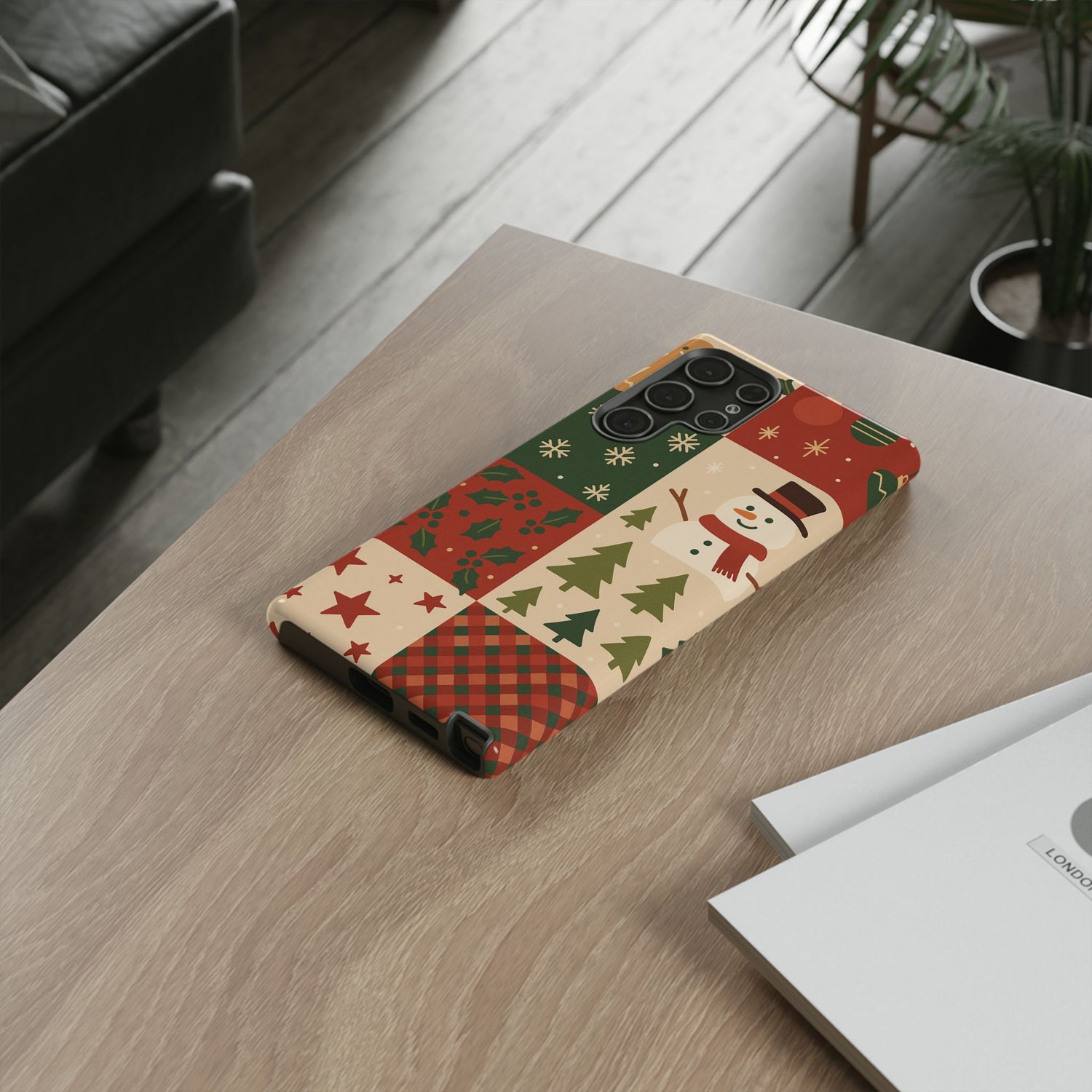 Festive Phone Case - Holiday Cheer, Christmas Gift, Winter Decor, Cute Cell Phone Cover, Seasonal Accessory, Unique Present