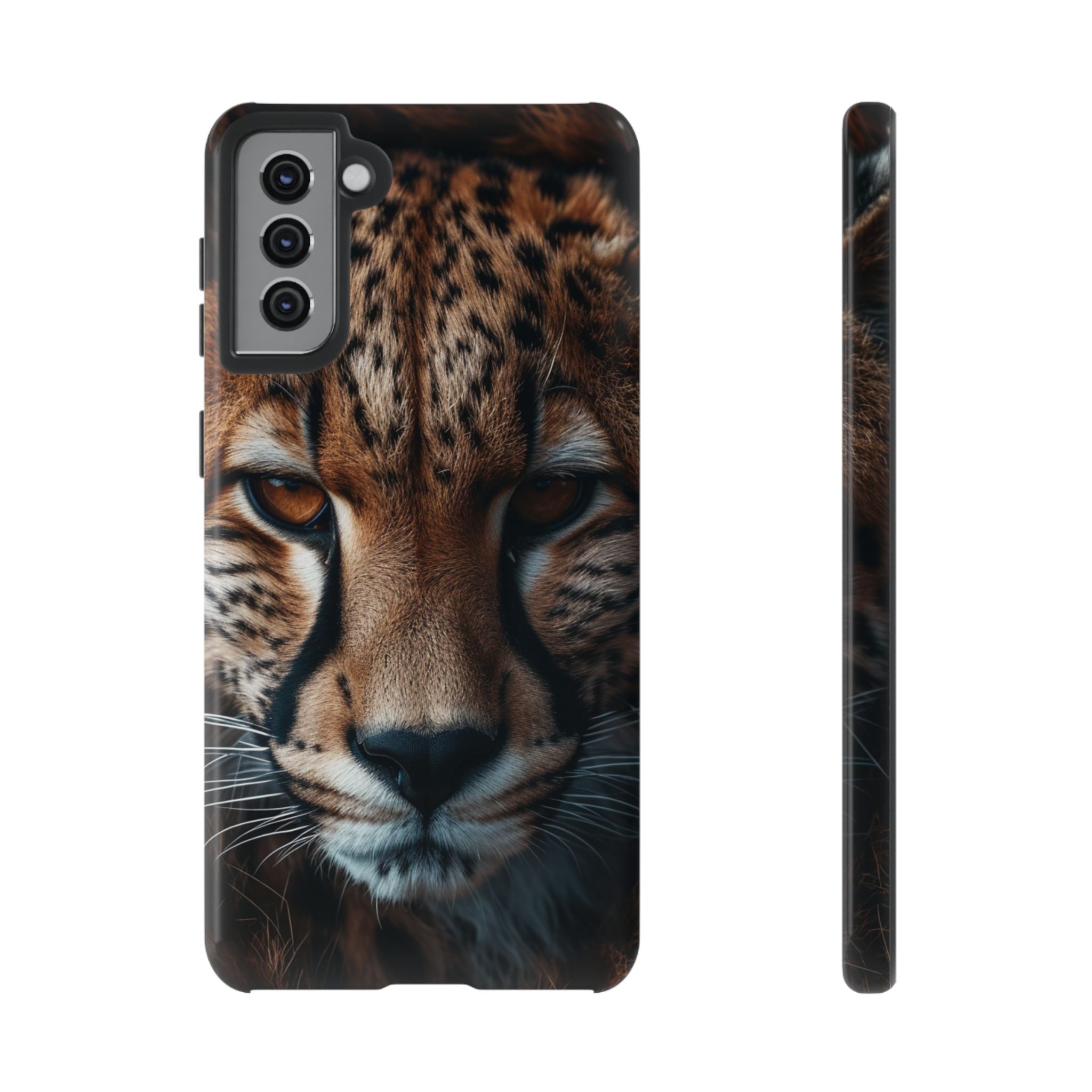 Spirit of the Wild - Cheetah Gaze Phone Case Samsung Galaxy S21 Plus Glossy