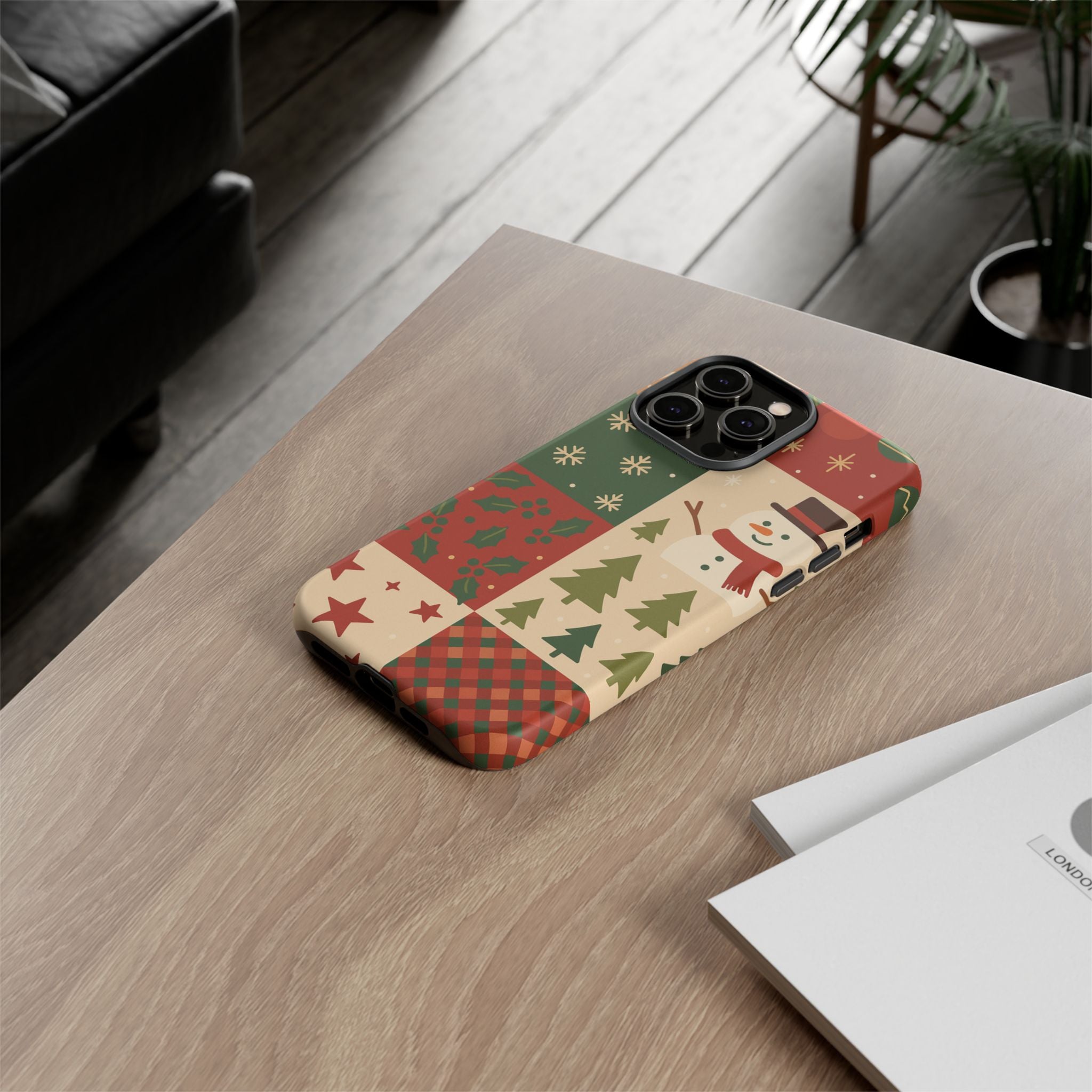 Festive Phone Case - Holiday Cheer, Christmas Gift, Winter Decor, Cute Cell Phone Cover, Seasonal Accessory, Unique Present