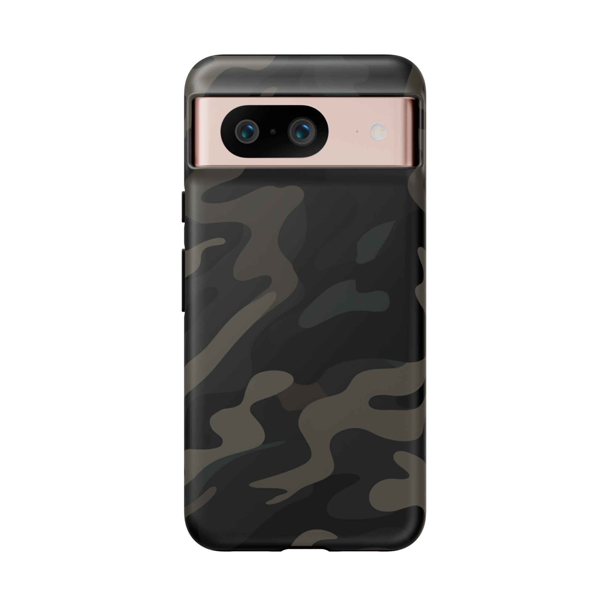 Black Camouflage Phone Case for iPhone, Samsung and Google Pixel Google Pixel 8 Matte