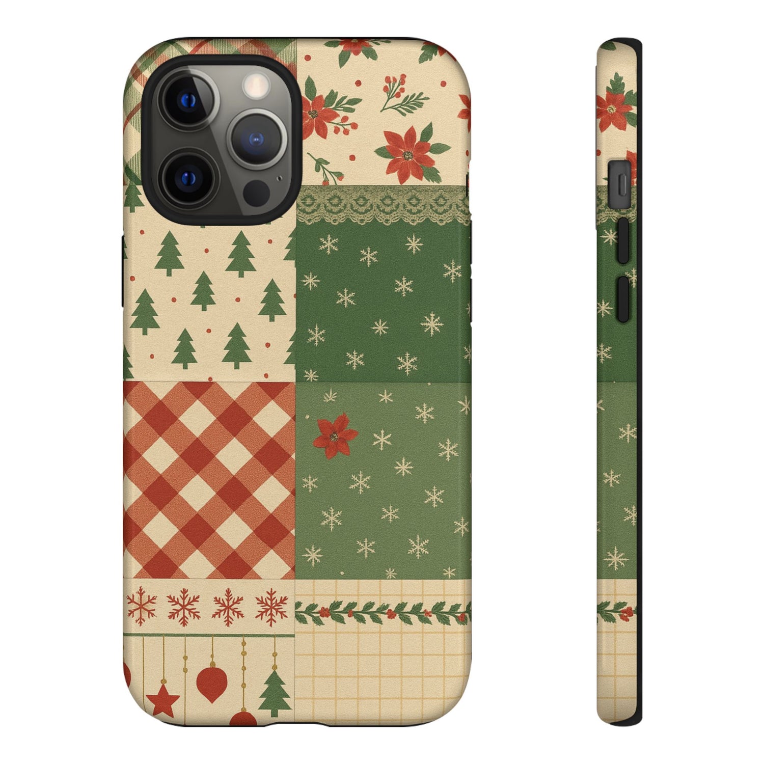 Festive Phone Cases, Luxury Black and Gold Design for Christmas Gift, Holiday Decor, Tough Case, Winter Celebration, Elegant iPhone Cover iPhone 12 Pro Max Glossy